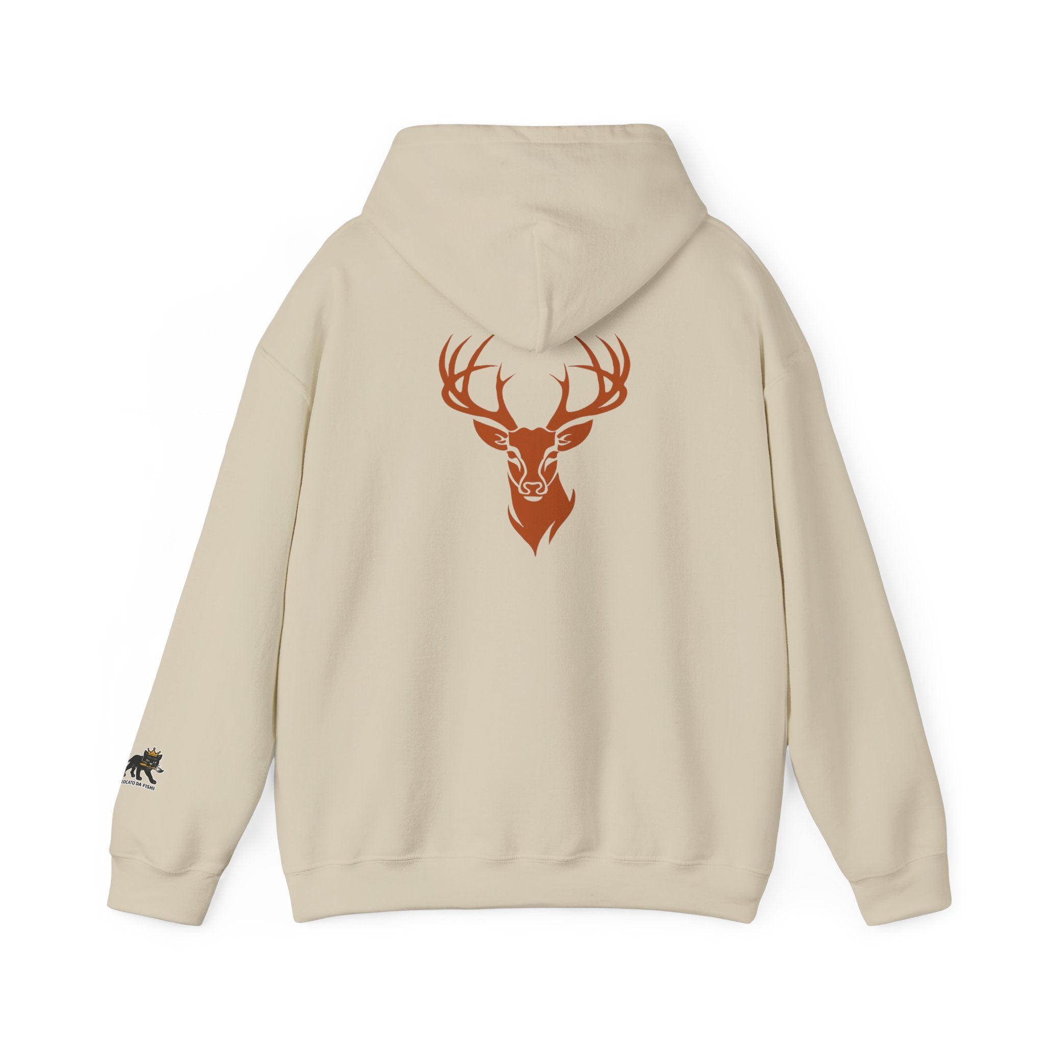 deer head Hooded Sweatshirt, Unisex Casual Hoodie