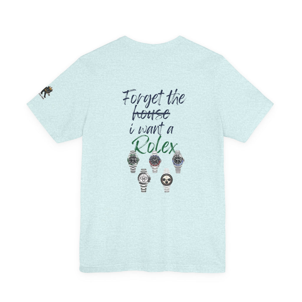 forget i want rolex Graphic Tee, Casual Summer Shirt, Marine Life T-Shirt, Gift for Sea Lovers,  high quality