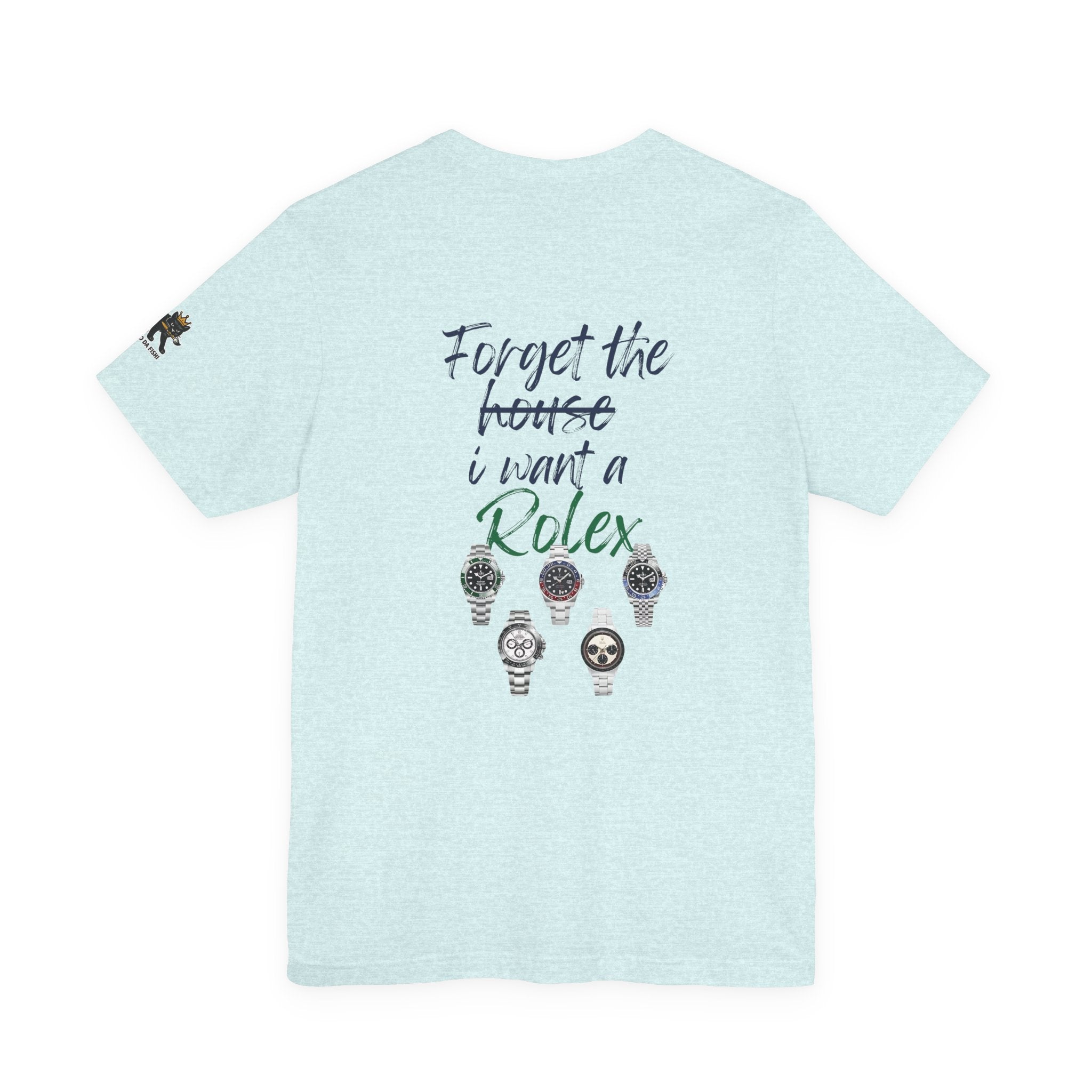 forget i want rolex Graphic Tee, Casual Summer Shirt, Marine Life T-Shirt, Gift for Sea Lovers,  high quality