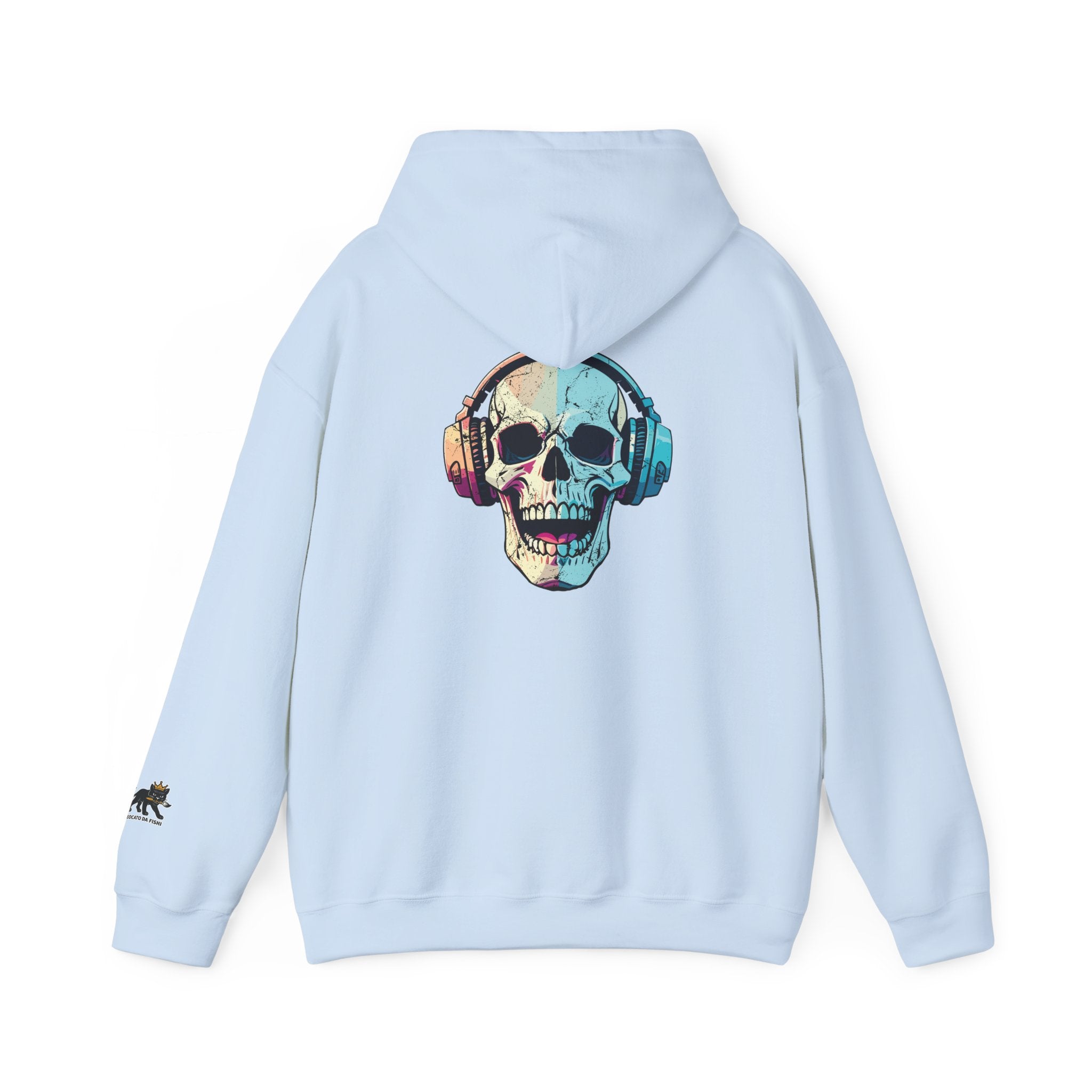 skull music Hooded Sweatshirt