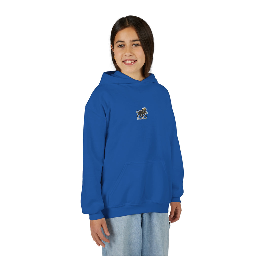 Youth Heavy Blend Hooded Sweatshirt with 'Leccato da Fish' Design - Cozy Gift for Teens, Memory Keepsake, Casual Wear, Birthday .