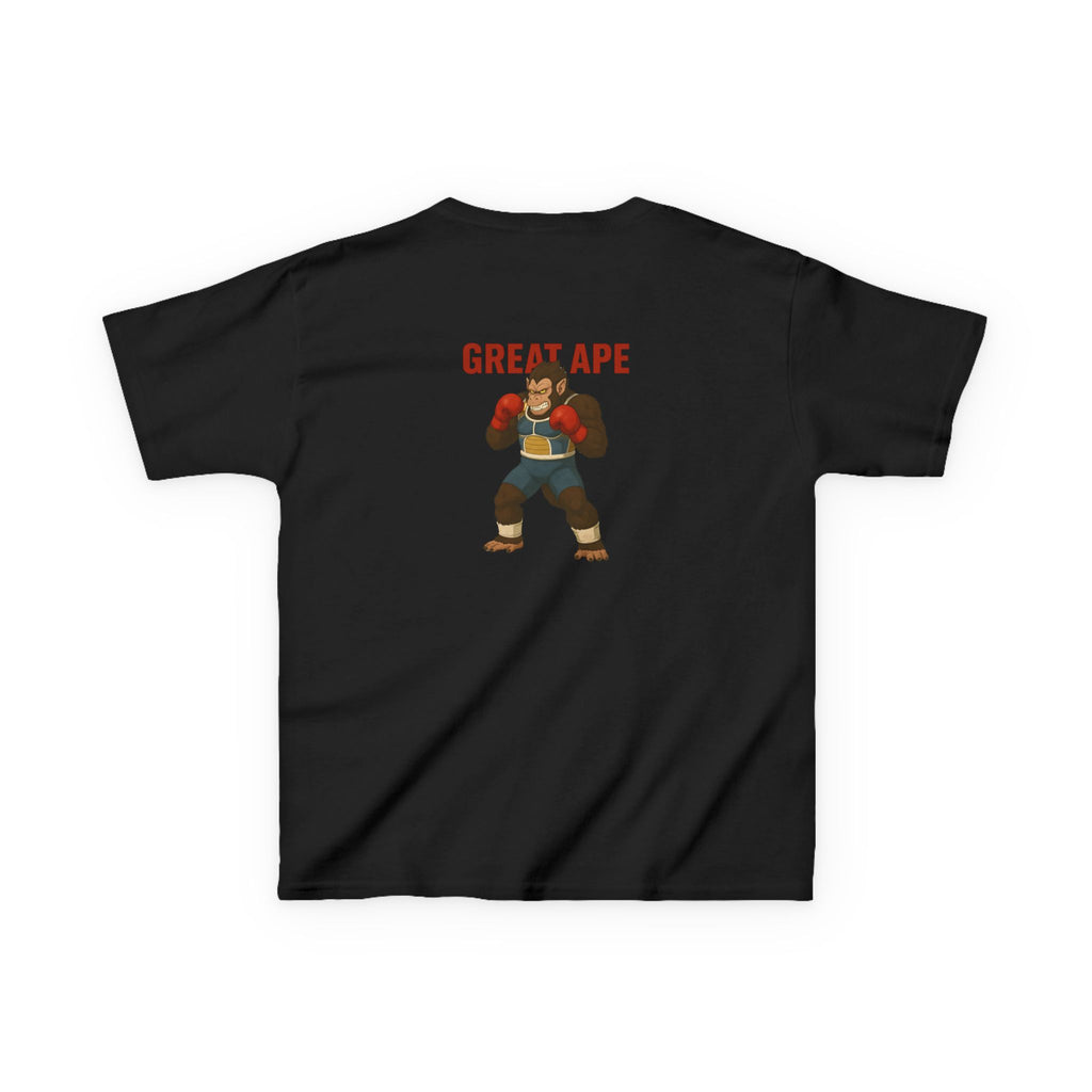 Kids Graphic Tee with Great Ape Design, Fun T-Shirt for Boys Girls, Cartoon Shirt, Birthday Gift, Playtime Apparel