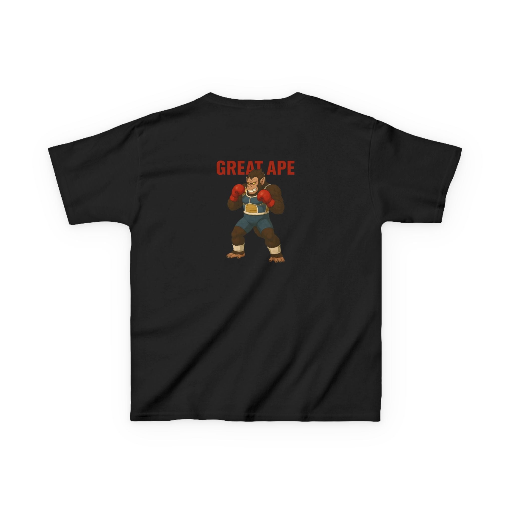 Kids Graphic Tee with Great Ape Design, Fun T-Shirt for Boys Girls, Cartoon Shirt, Birthday Gift, Playtime Apparel
