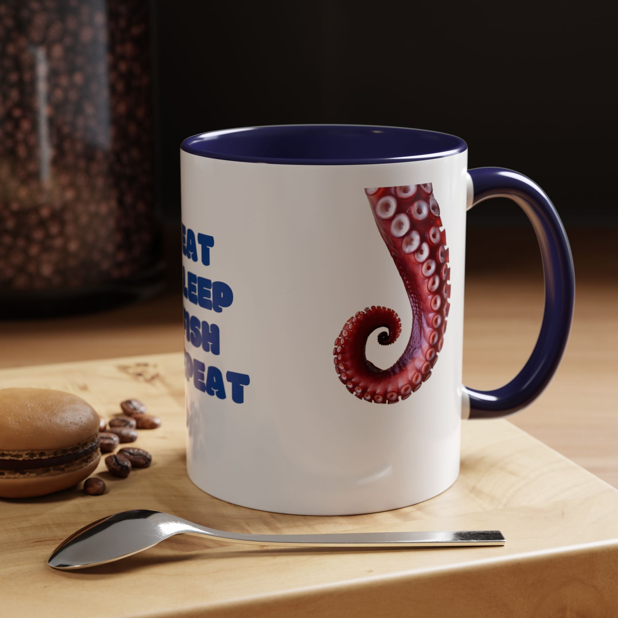 fishing time 6 Coffee Mug (11, 15oz)