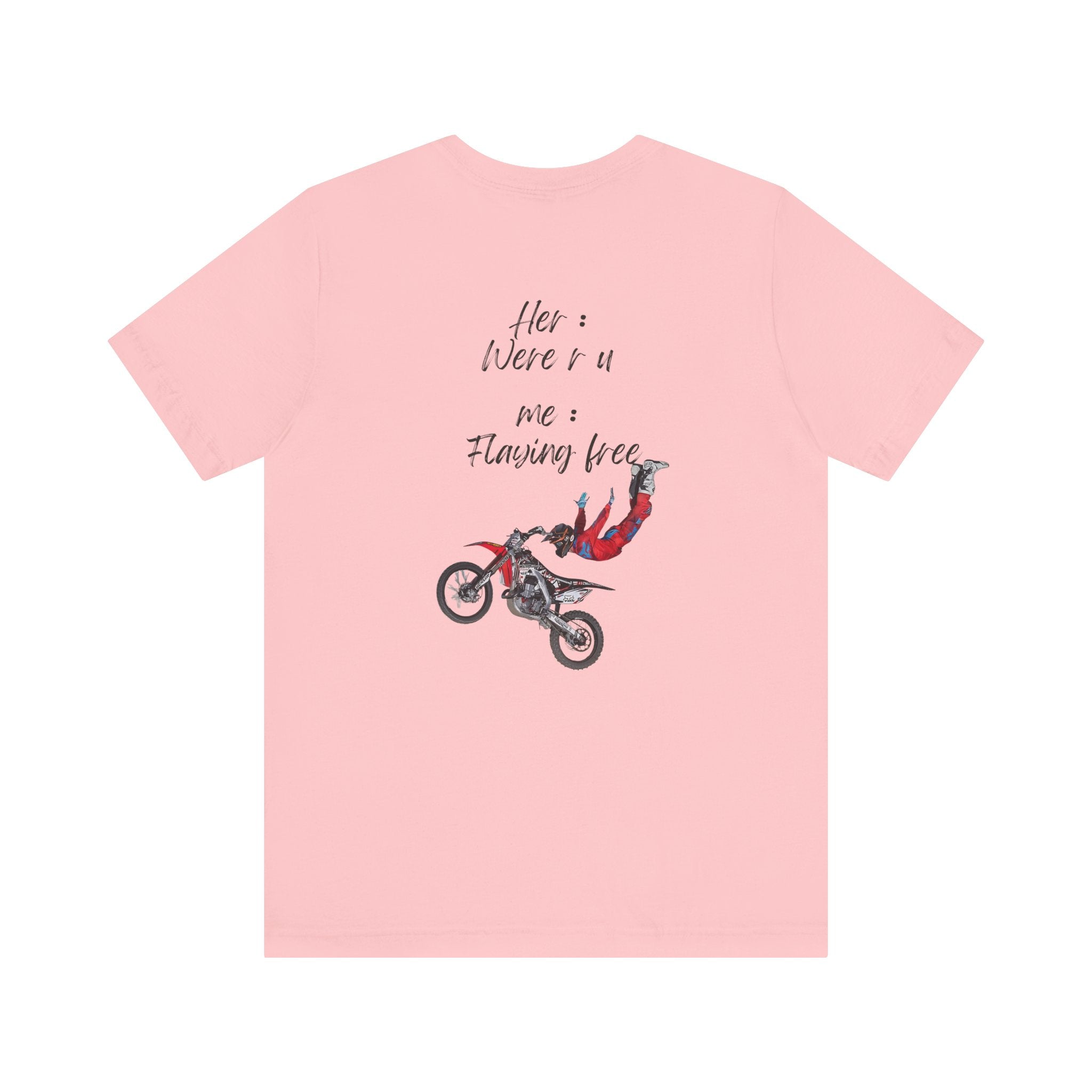 her where r u  ? me flaying free Graphic Tee, Casual Summer Shirt, Marine Life T-Shirt, Gift for Sea Lovers,  high quality