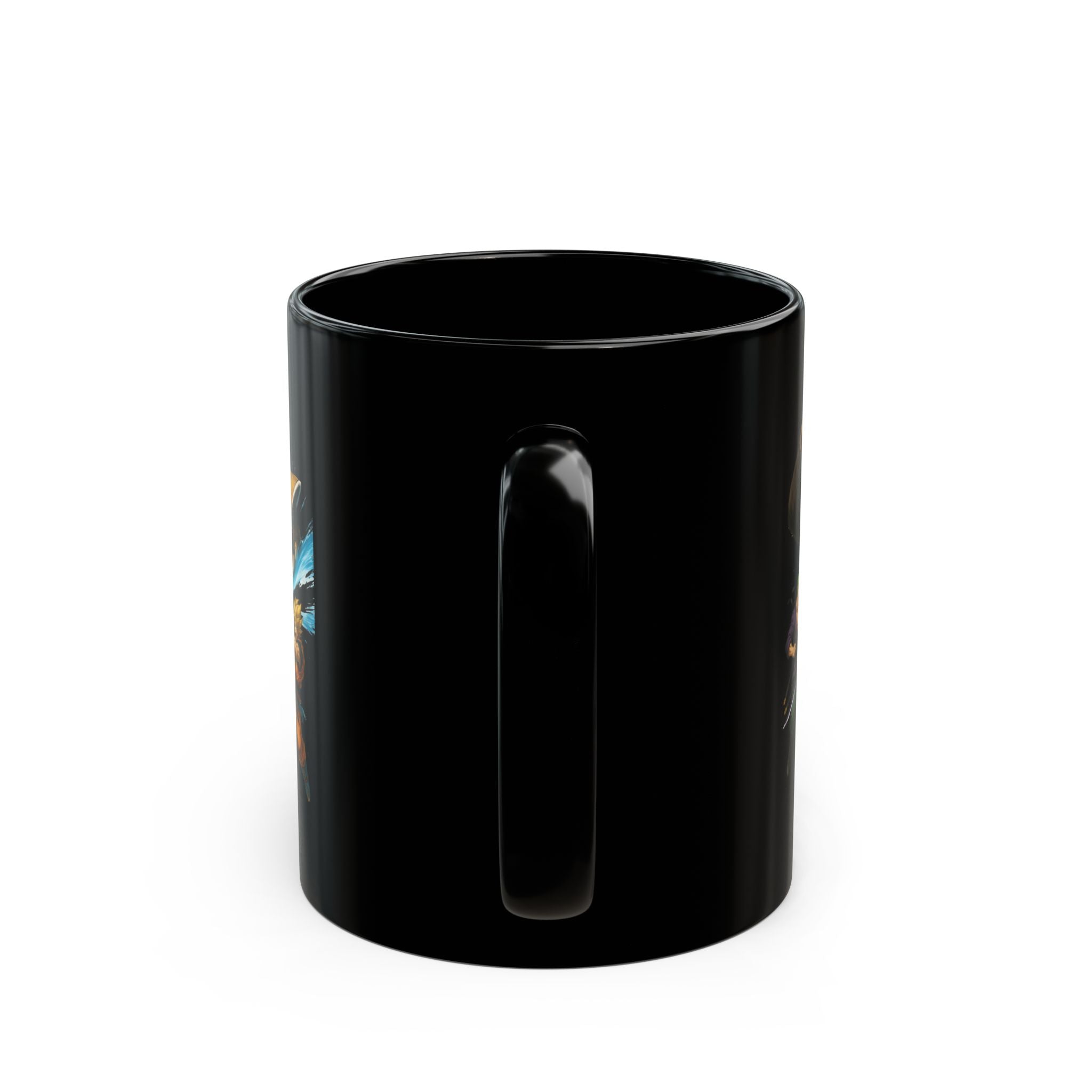 Gaming Warriors Black Mug – Perfect for Coffee Lovers, Cat Enthusiasts, Gamers, Gift for Birthdays, and Fun Collectibles