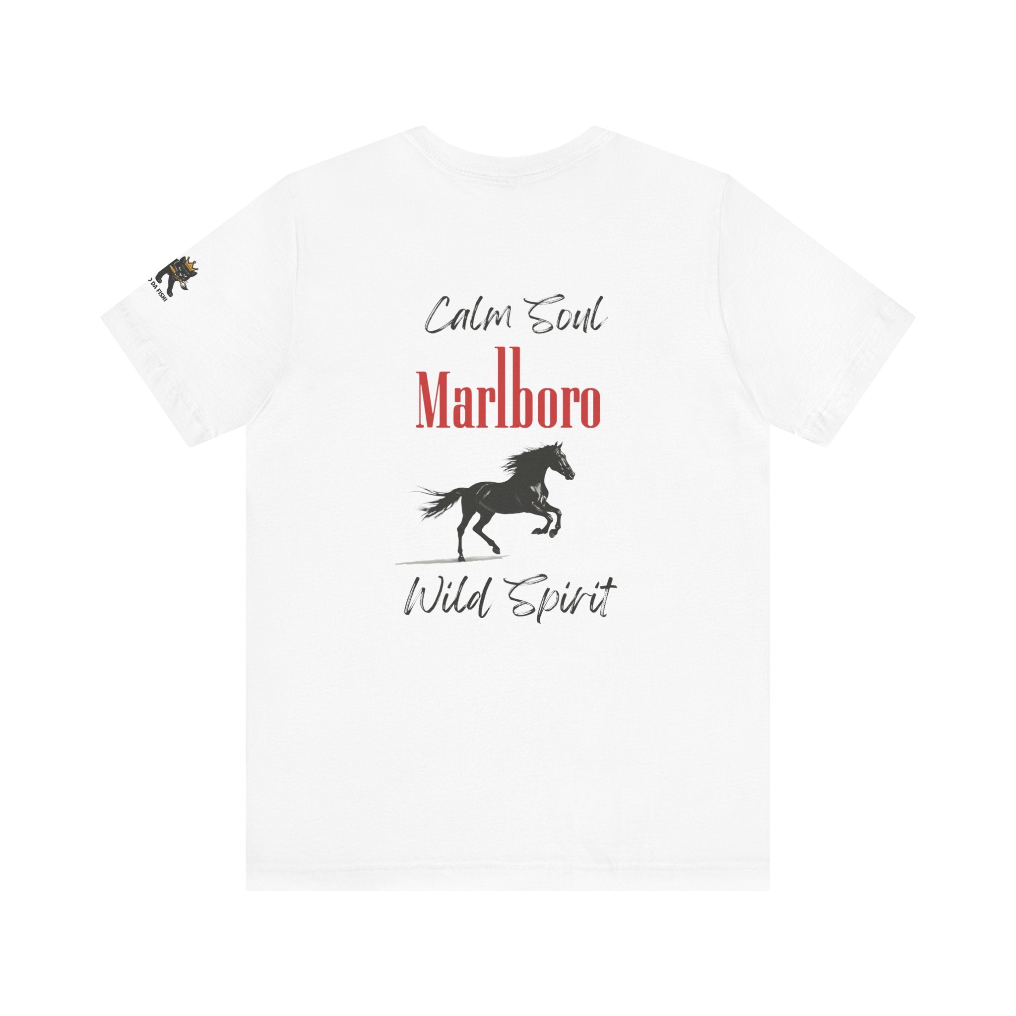 calm soul wild spirit Graphic Tee, Casual Summer Shirt, Marine Life T-Shirt, Gift for Sea Lovers,  high quality