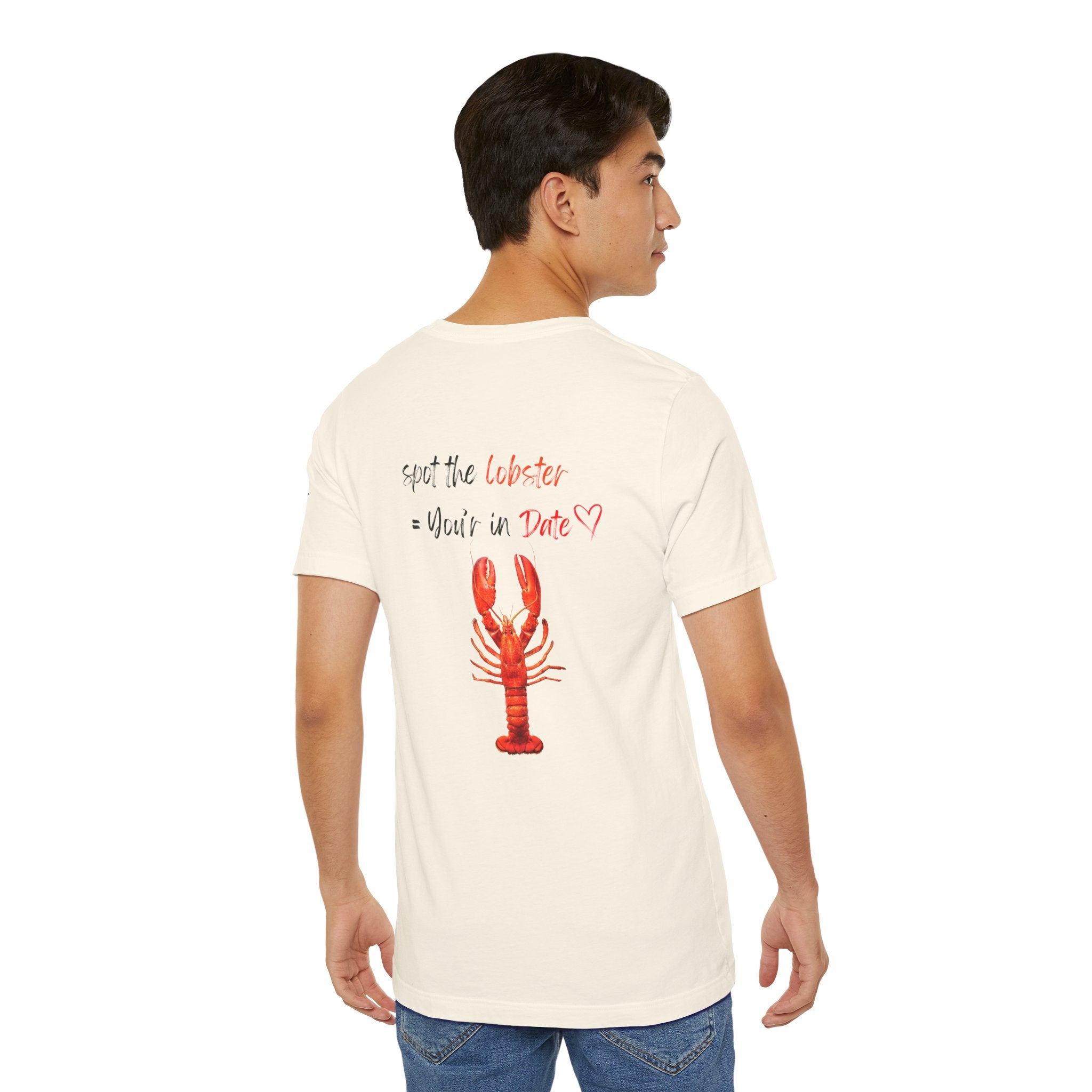 spot the  lobster your in date Graphic Tee, Casual Summer Shirt, Marine Life T-Shirt, Gift for Sea Lovers,  high quality