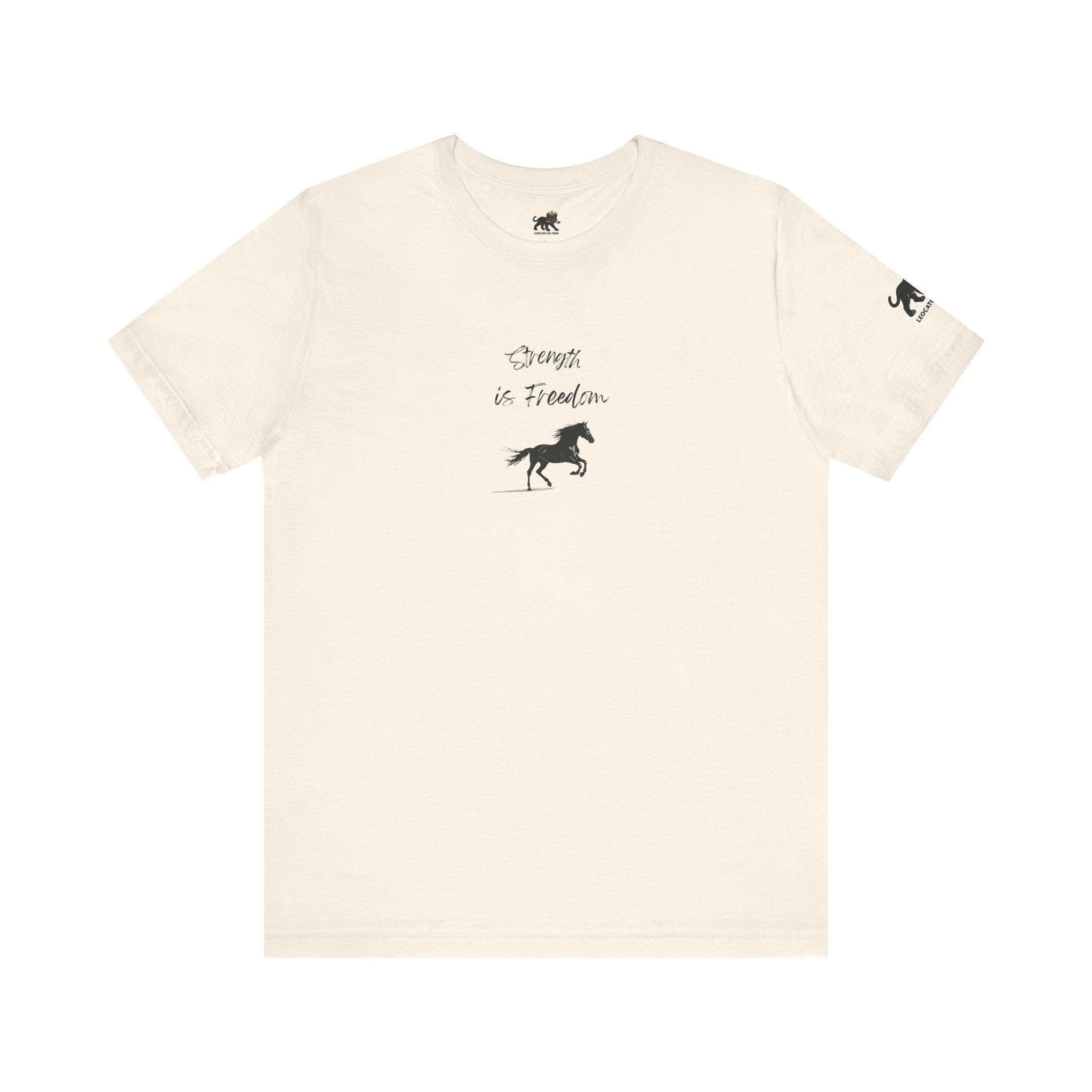 strength is freedom Graphic Tee, Casual Summer Shirt, Marine Life T-Shirt, Gift for Sea Lovers,  high quality