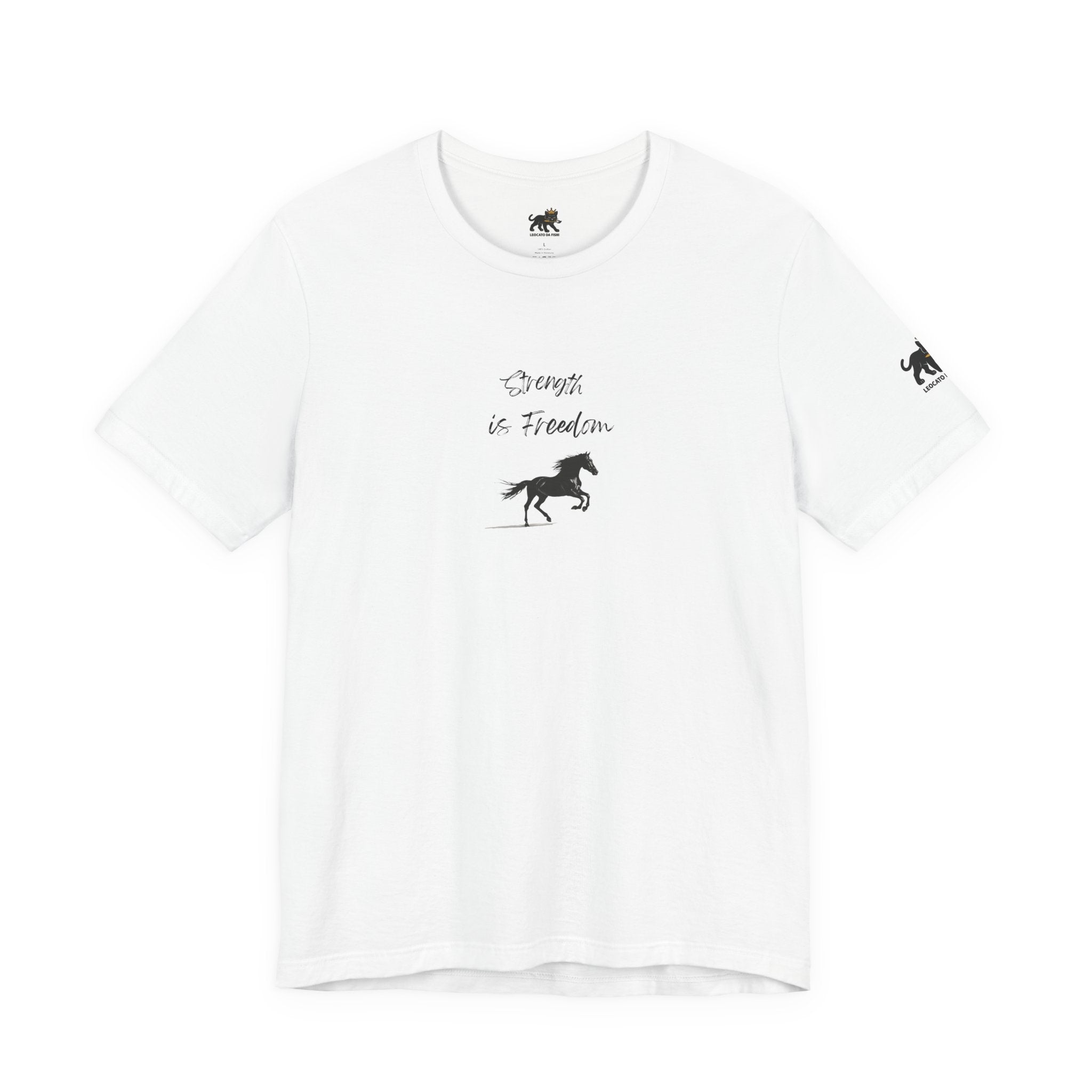 strength is freedom Graphic Tee, Casual Summer Shirt, Marine Life T-Shirt, Gift for Sea Lovers,  high quality