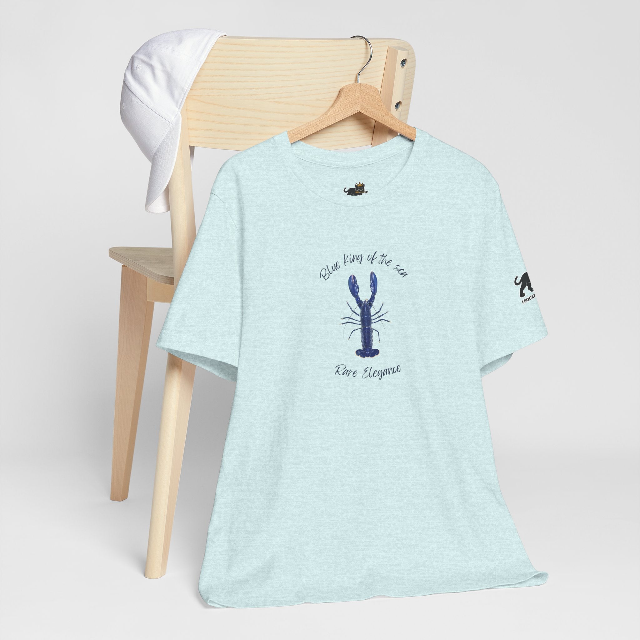blue king of sea Lobster Graphic Tee, Casual Summer Shirt, Marine Life T-Shirt, Gift for Sea Lovers,  high quality