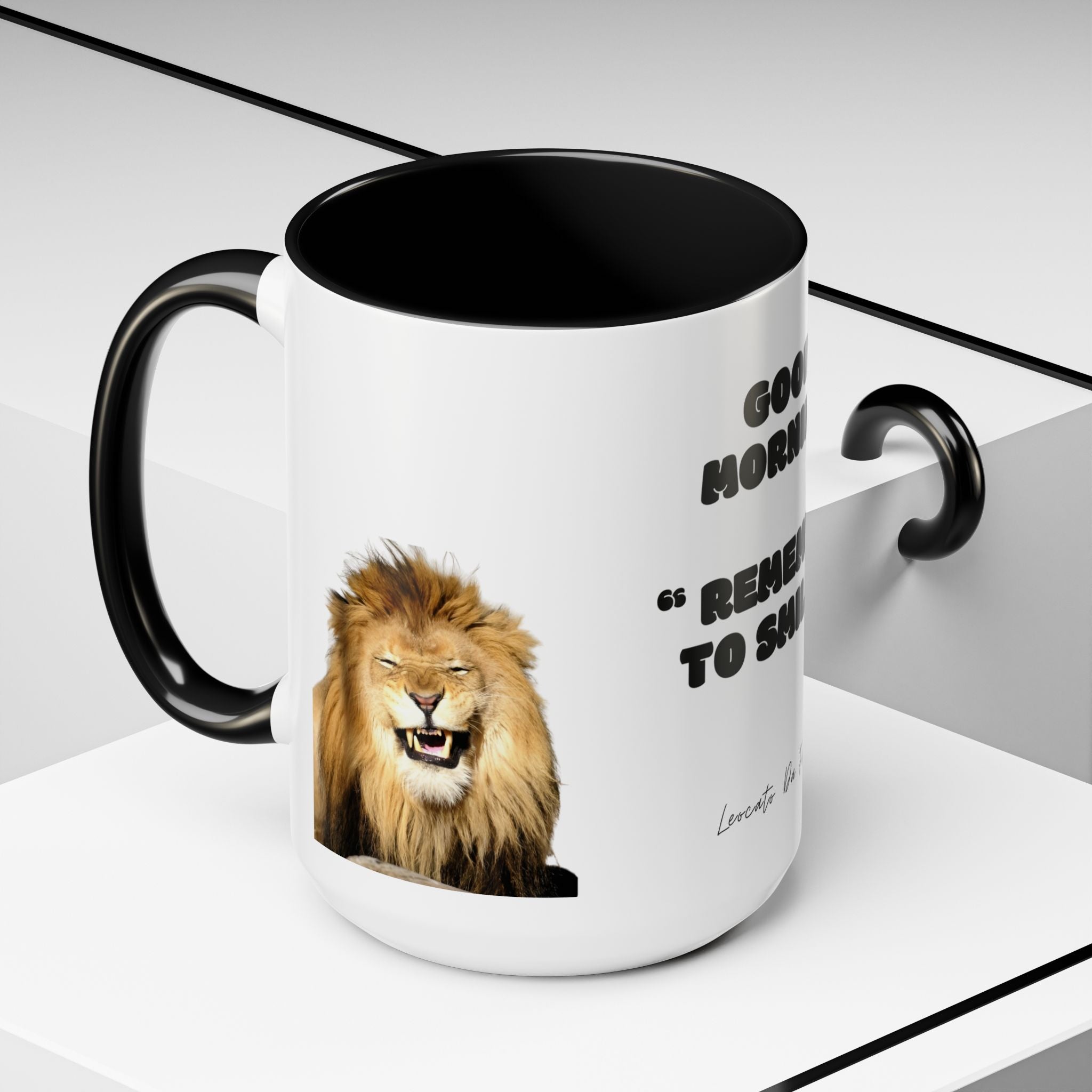 lion smile  Coffee Mug (11, 15oz)
