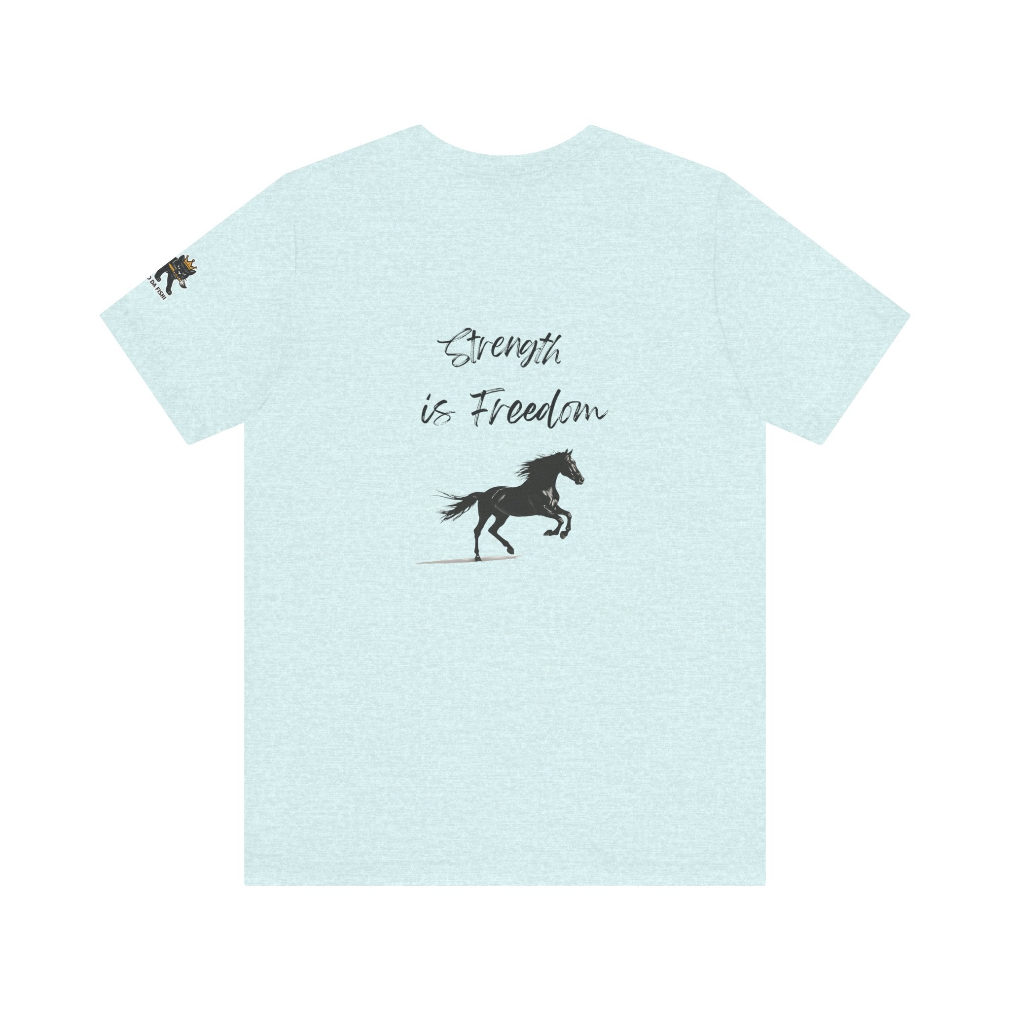 strength is freedom Graphic Tee, Casual Summer Shirt, Marine Life T-Shirt, Gift for Sea Lovers,  high quality