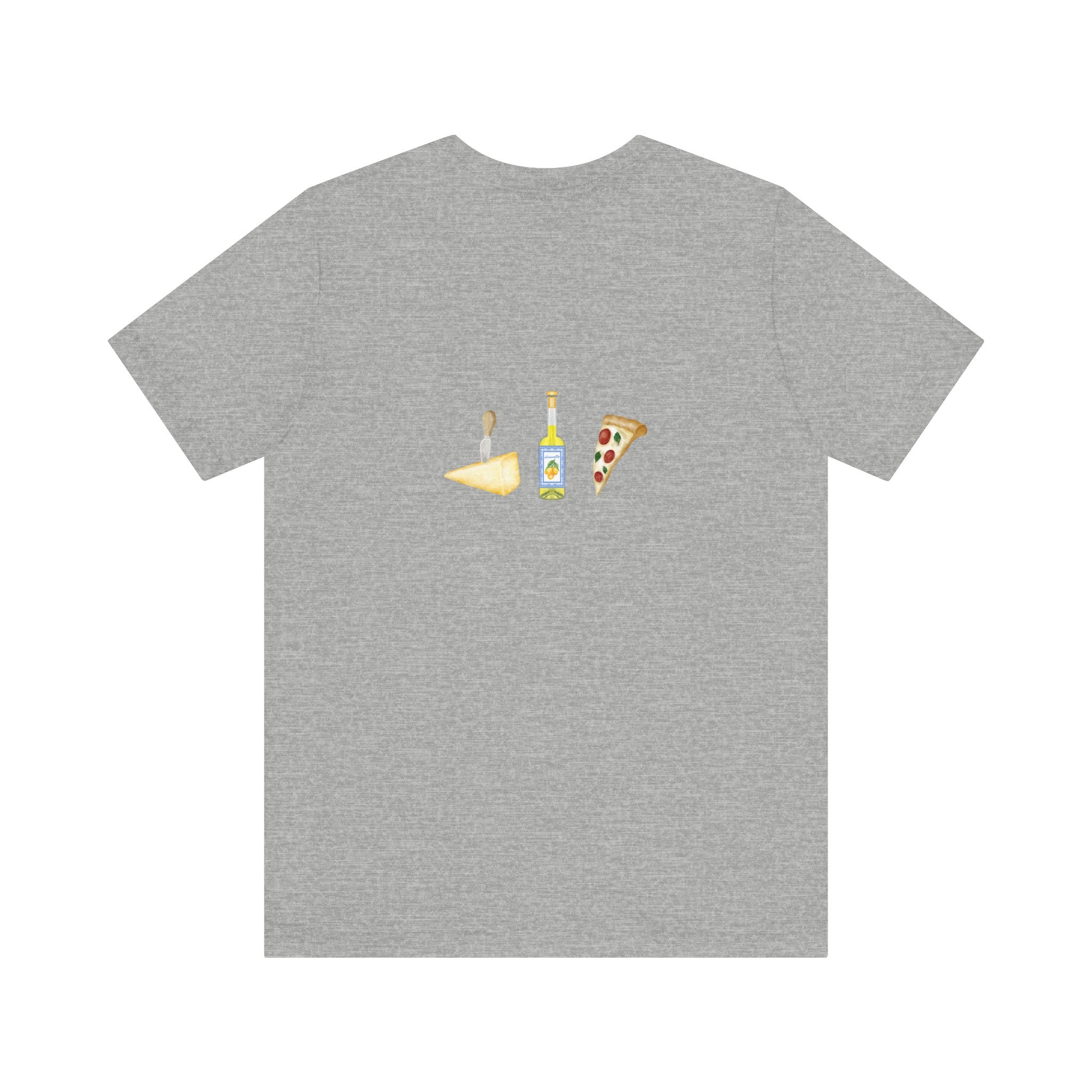 italian food Graphic Tee, Casual Summer Shirt, Marine Life T-Shirt, Gift for Sea Lovers,  high quality