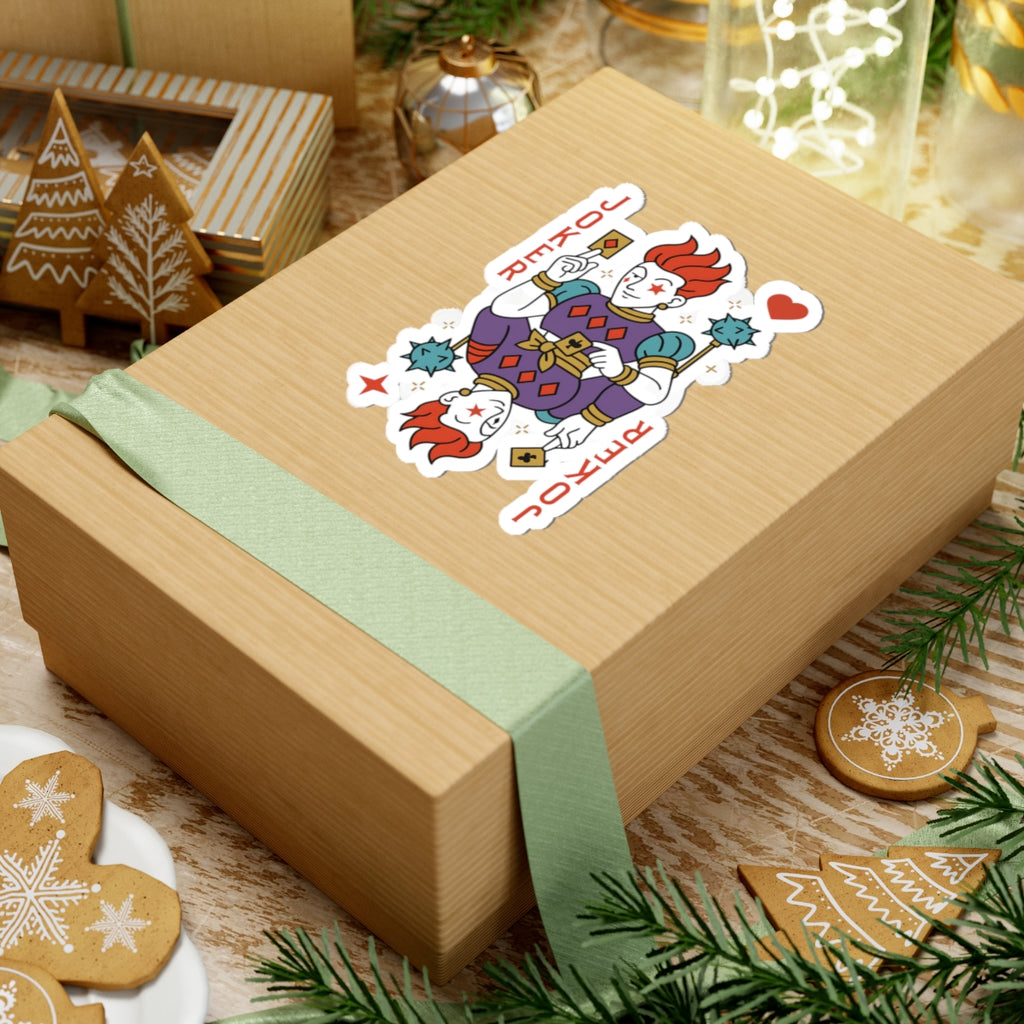 hisoka the joker  Character Kiss-Cut Stickers | Laptop, Decor, Gift, Naruto, Pain, Custom Stickers