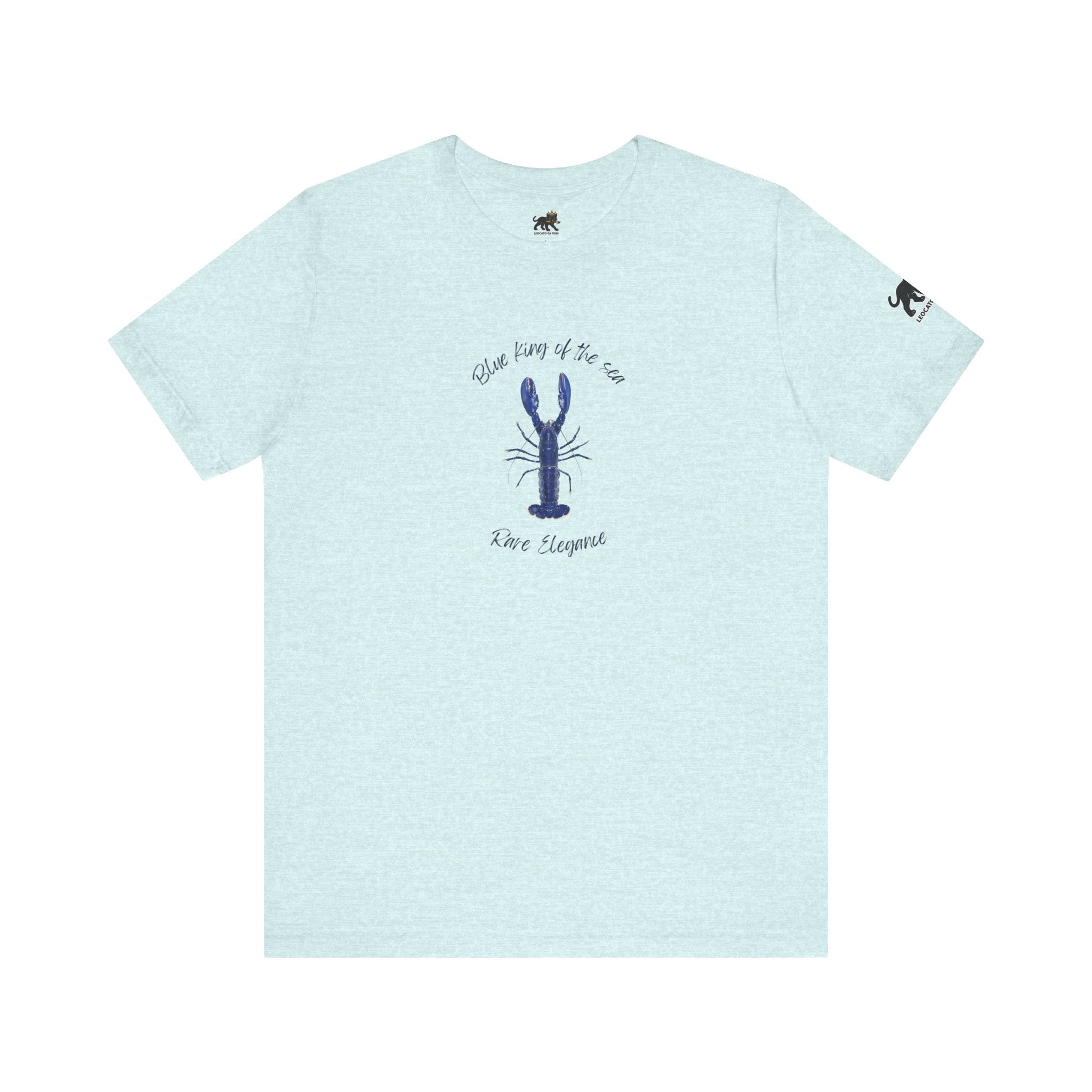 blue king of sea Lobster Graphic Tee, Casual Summer Shirt, Marine Life T-Shirt, Gift for Sea Lovers,  high quality