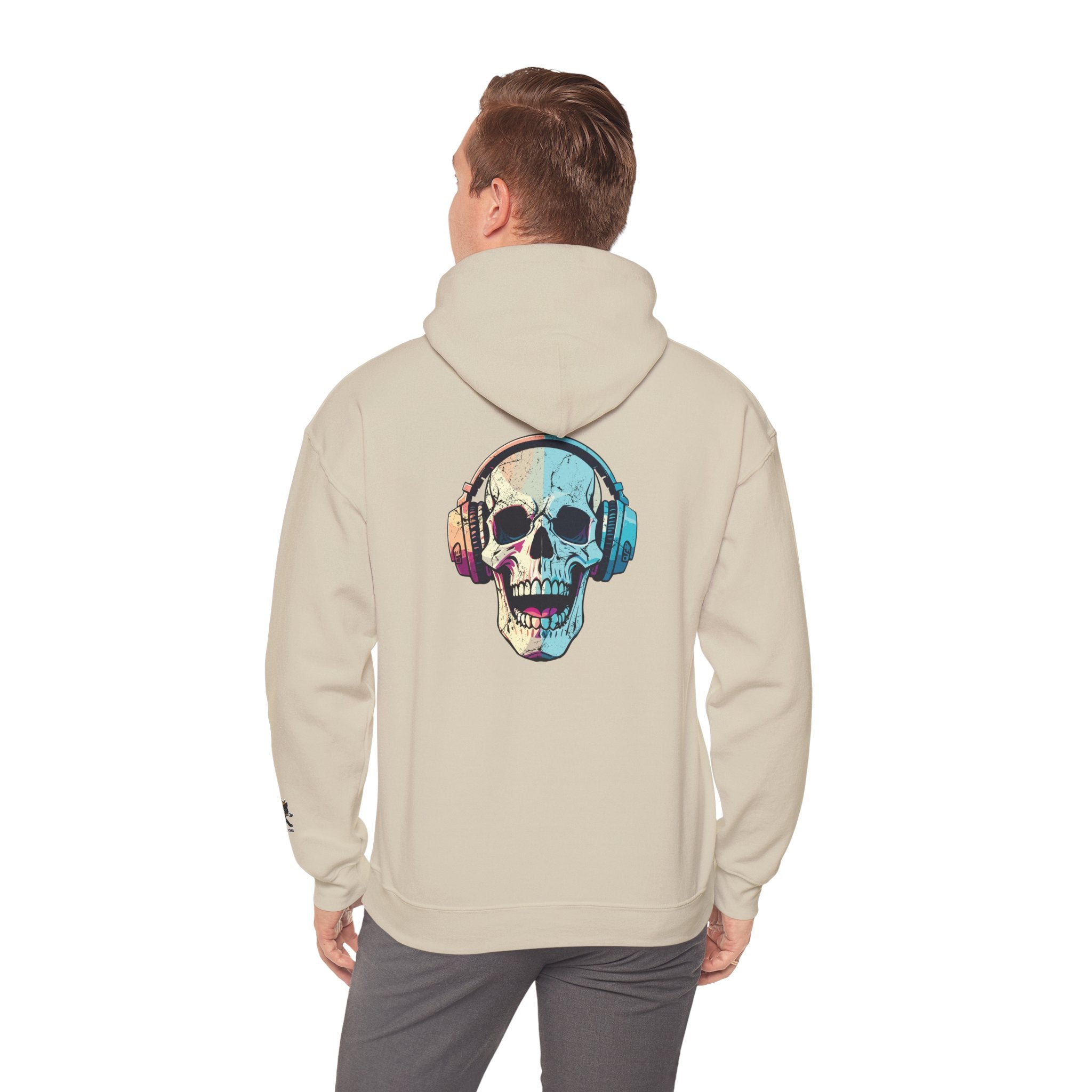 skull music Hooded Sweatshirt