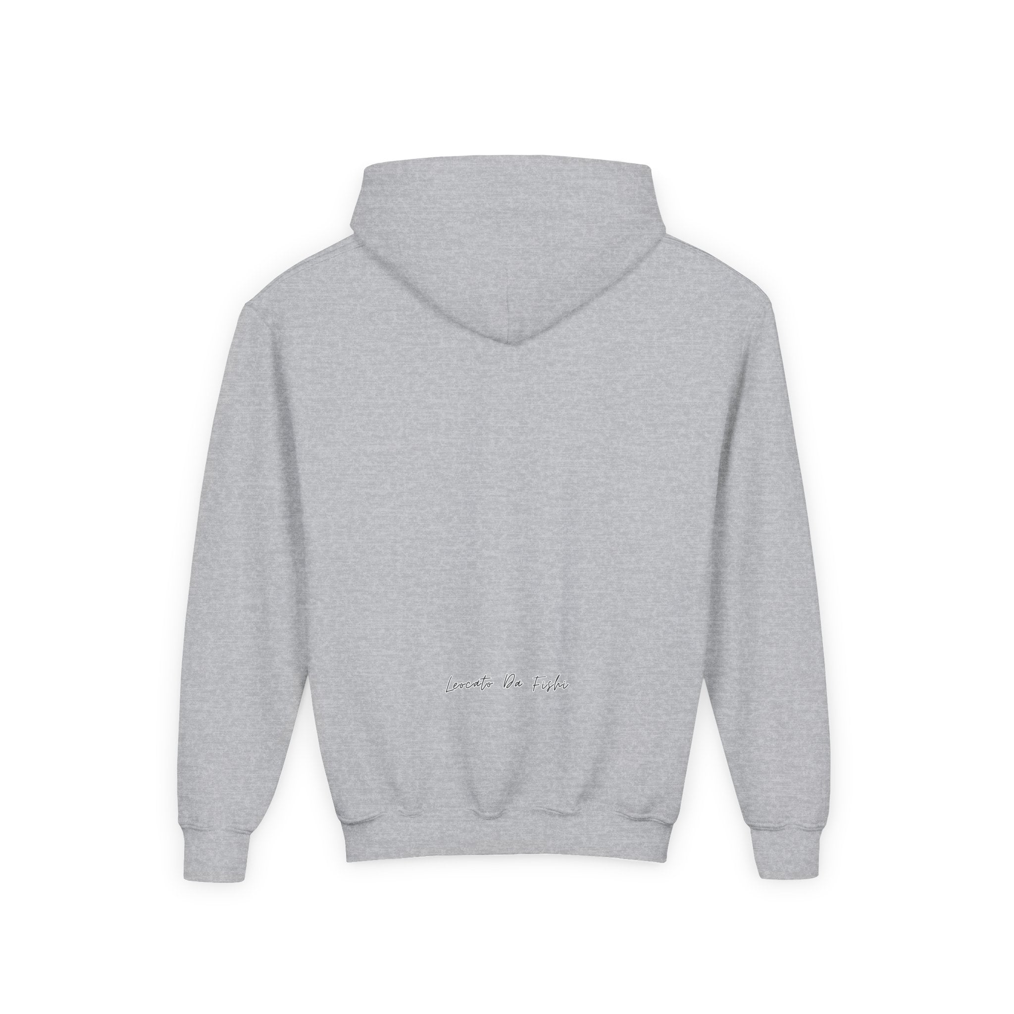 Youth Heavy Blend Hooded Sweatshirt with 'Leccato da Fish' Design - Cozy Gift for Teens, Memory Keepsake, Casual Wear, Birthday .