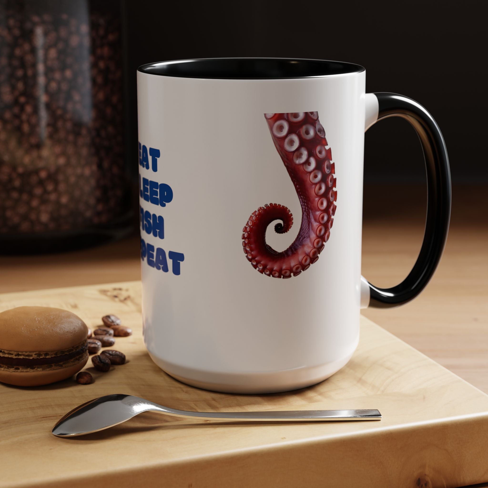 fishing time 6 Coffee Mug (11, 15oz)
