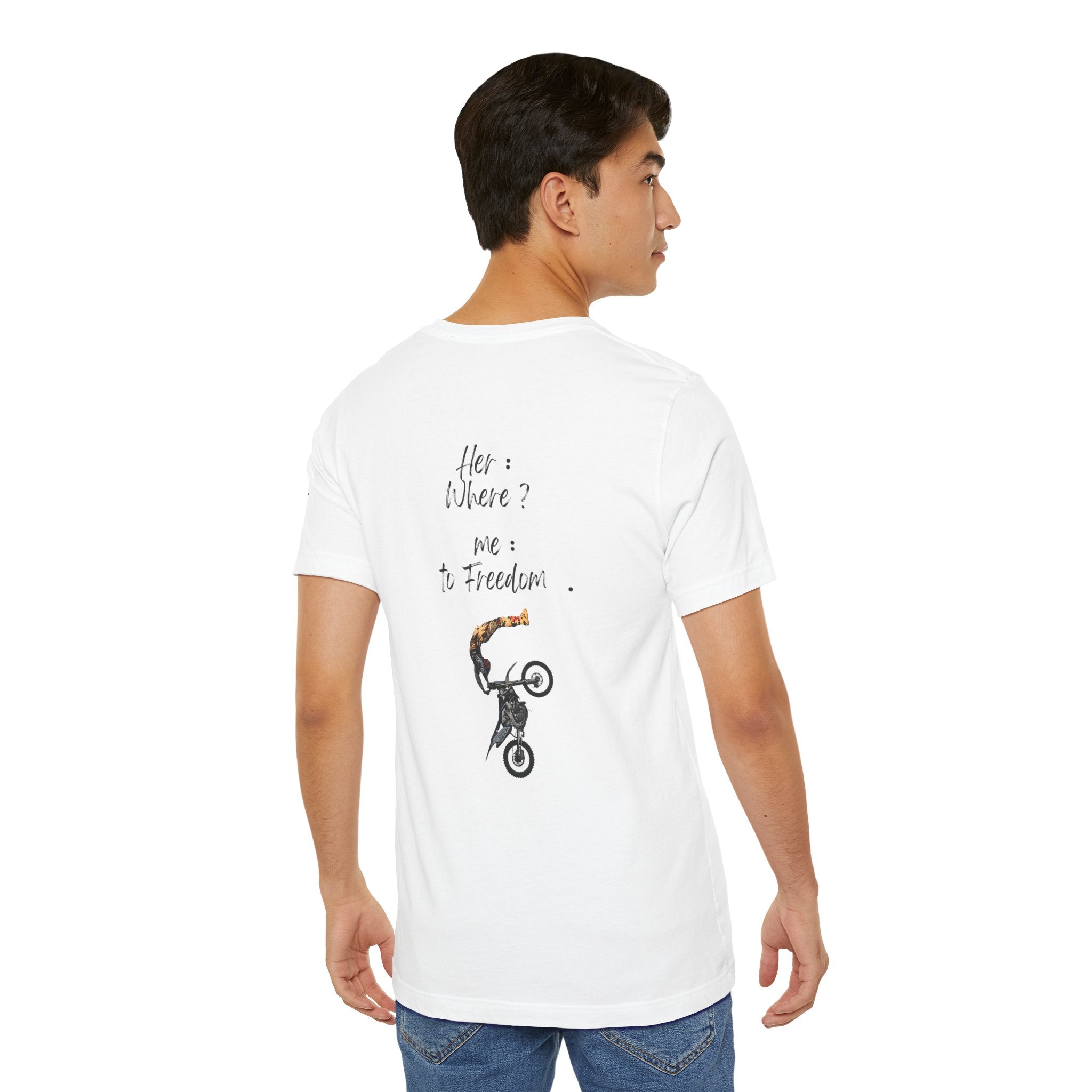 her where ? me to freedom Graphic Tee, Casual Summer Shirt, Marine Life T-Shirt, Gift for Sea Lovers,  high quality