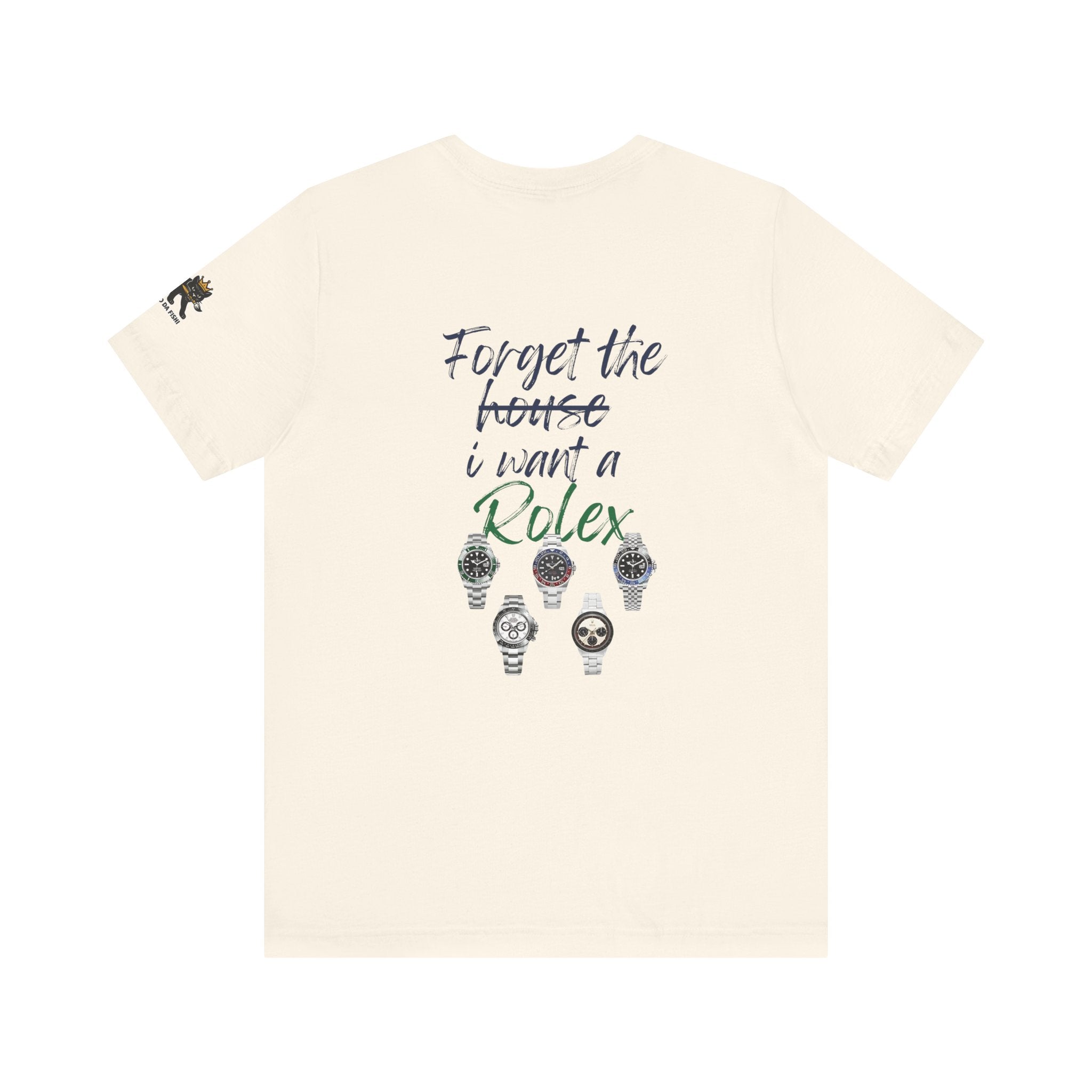 forget i want rolex Graphic Tee, Casual Summer Shirt, Marine Life T-Shirt, Gift for Sea Lovers,  high quality