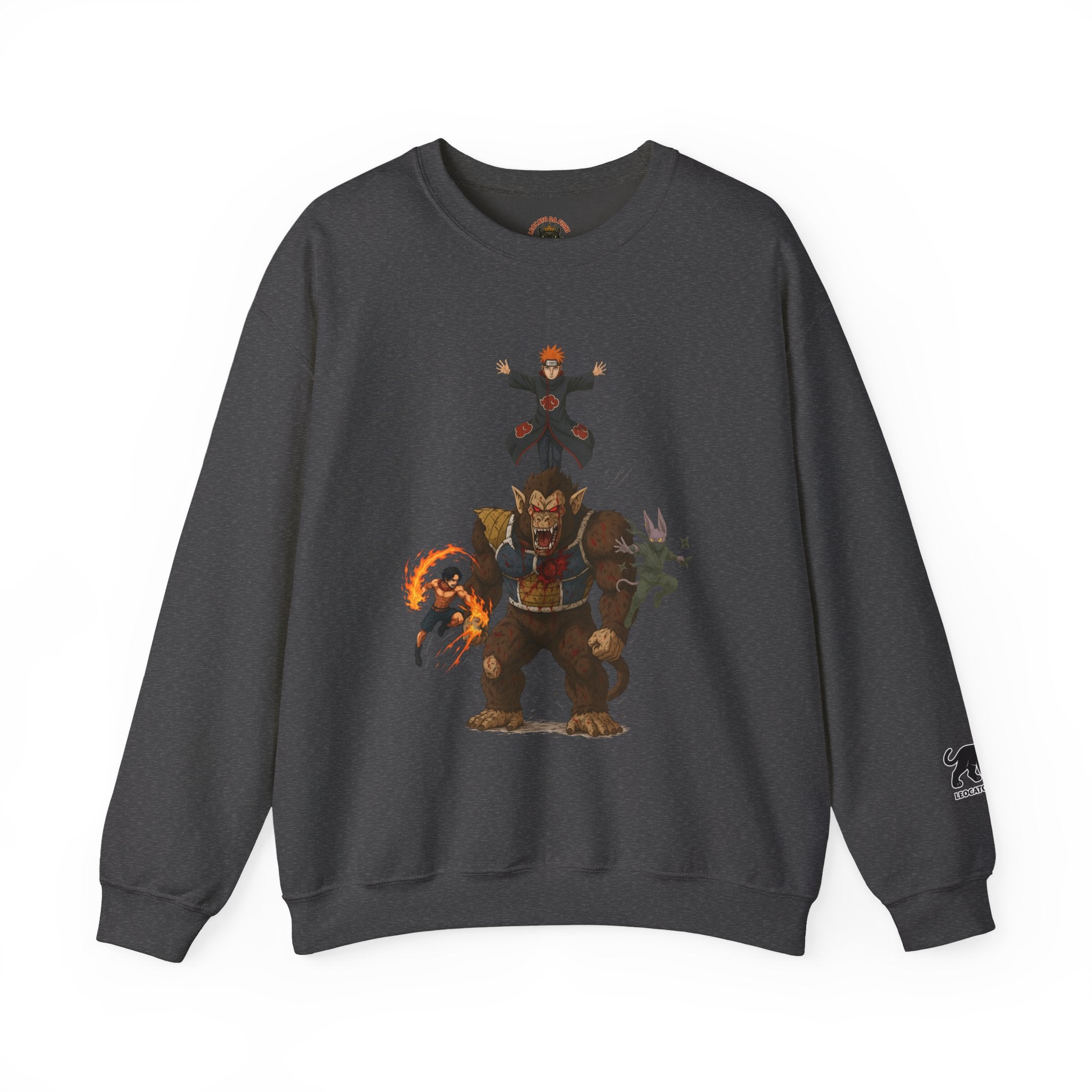 fight pain , nothing ends without pain Unisex Heavy Blend™ Crewneck Sweatshirt , high quality