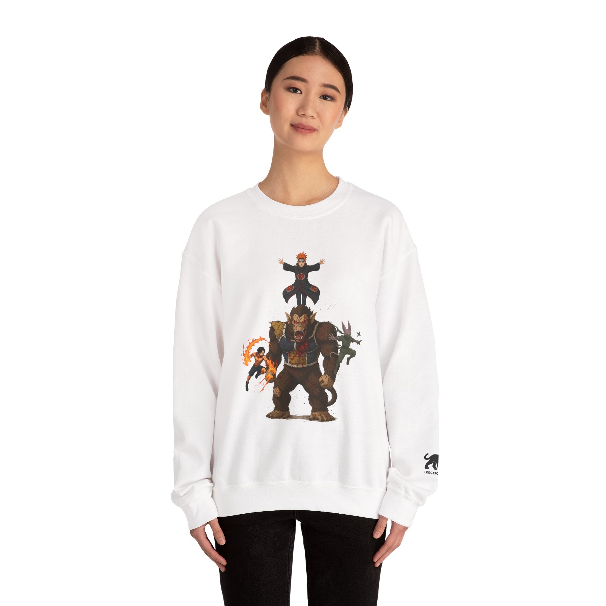 fight pain , nothing ends without pain Unisex Heavy Blend™ Crewneck Sweatshirt , high quality