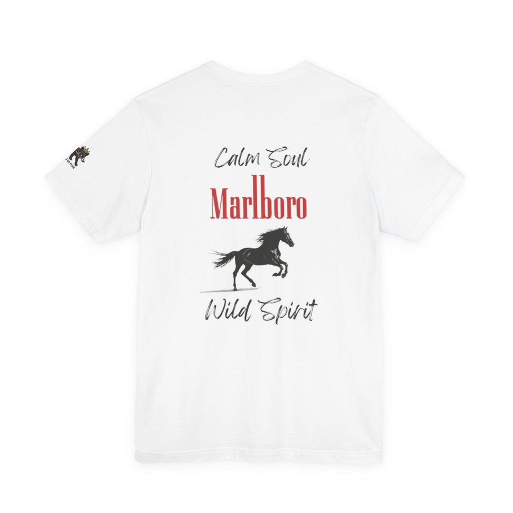 calm soul wild spirit Graphic Tee, Casual Summer Shirt, Marine Life T-Shirt, Gift for Sea Lovers,  high quality