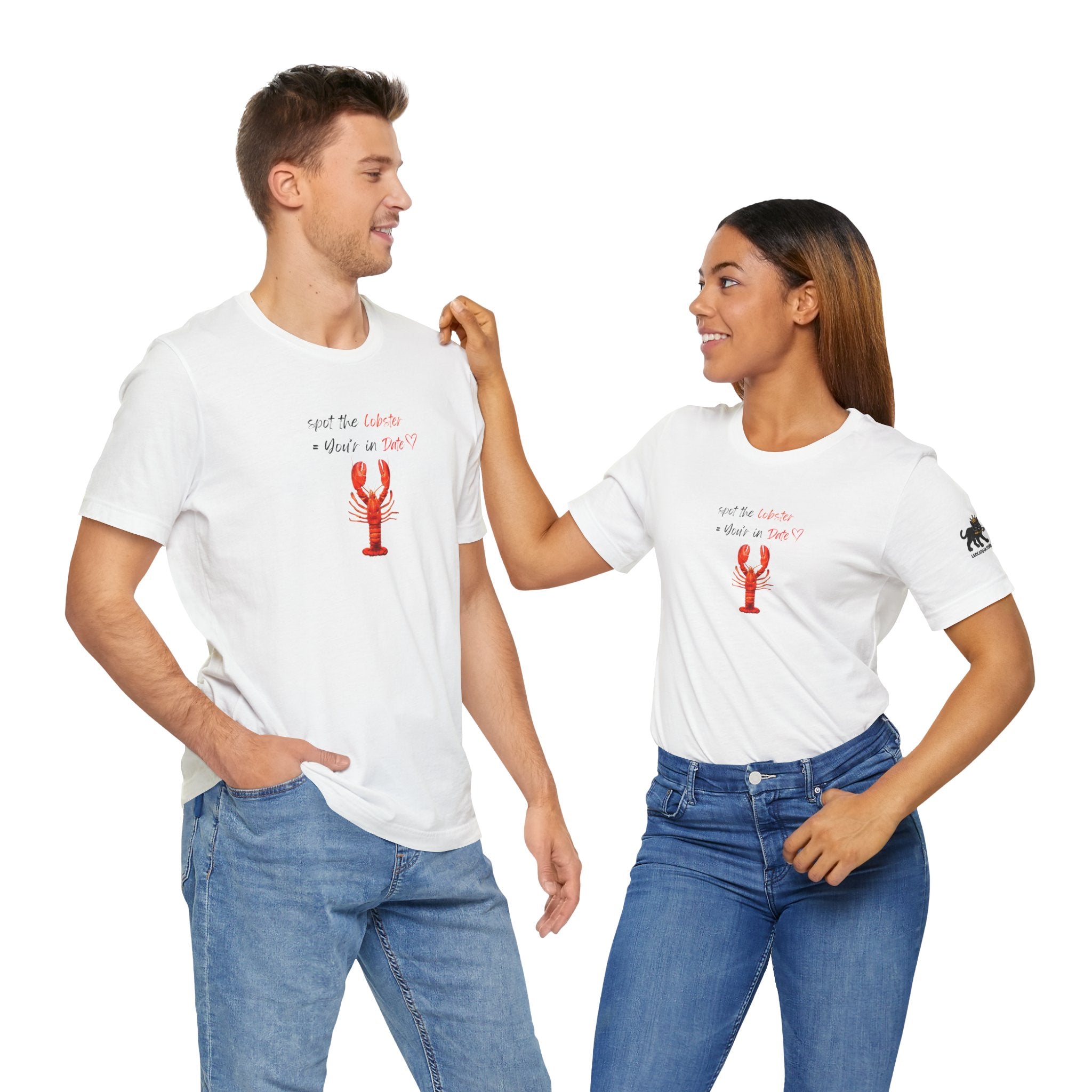 spot the  lobster your in date Graphic Tee, Casual Summer Shirt, Marine Life T-Shirt, Gift for Sea Lovers,  high quality