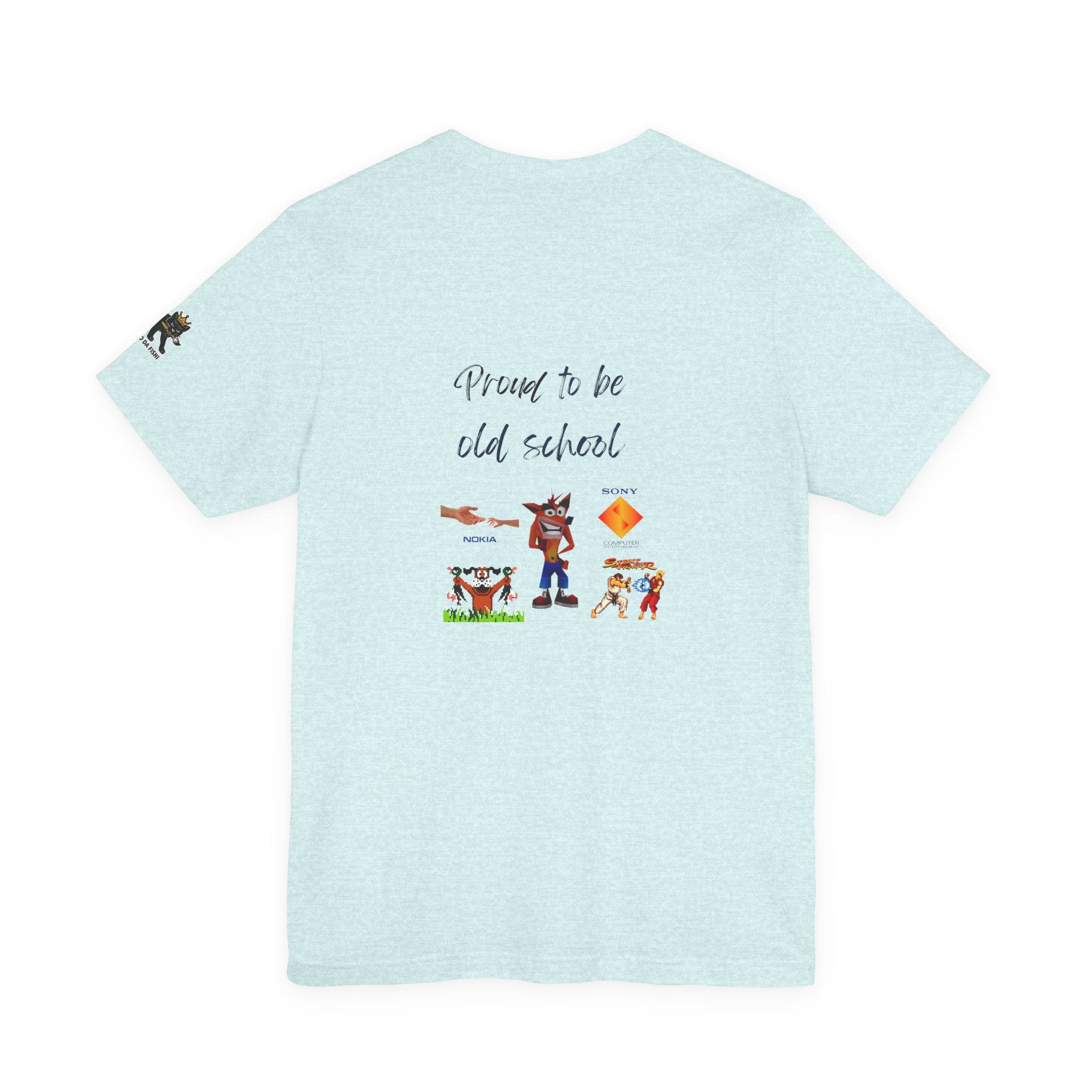 proud to be old school   Graphic Tee, Casual Summer Shirt, Marine Life T-Shirt, Gift for Sea Lovers,  high quality