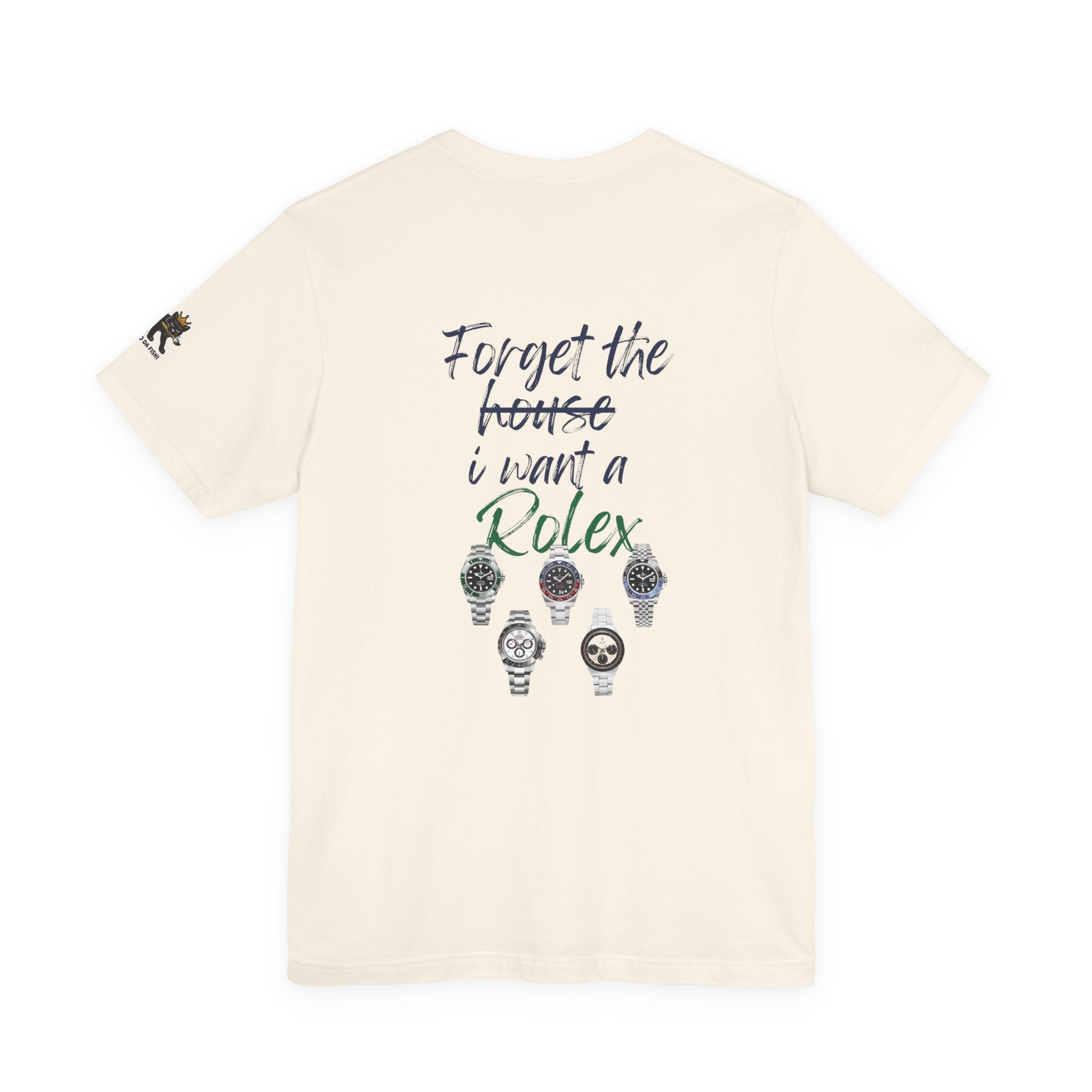 forget i want rolex Graphic Tee, Casual Summer Shirt, Marine Life T-Shirt, Gift for Sea Lovers,  high quality
