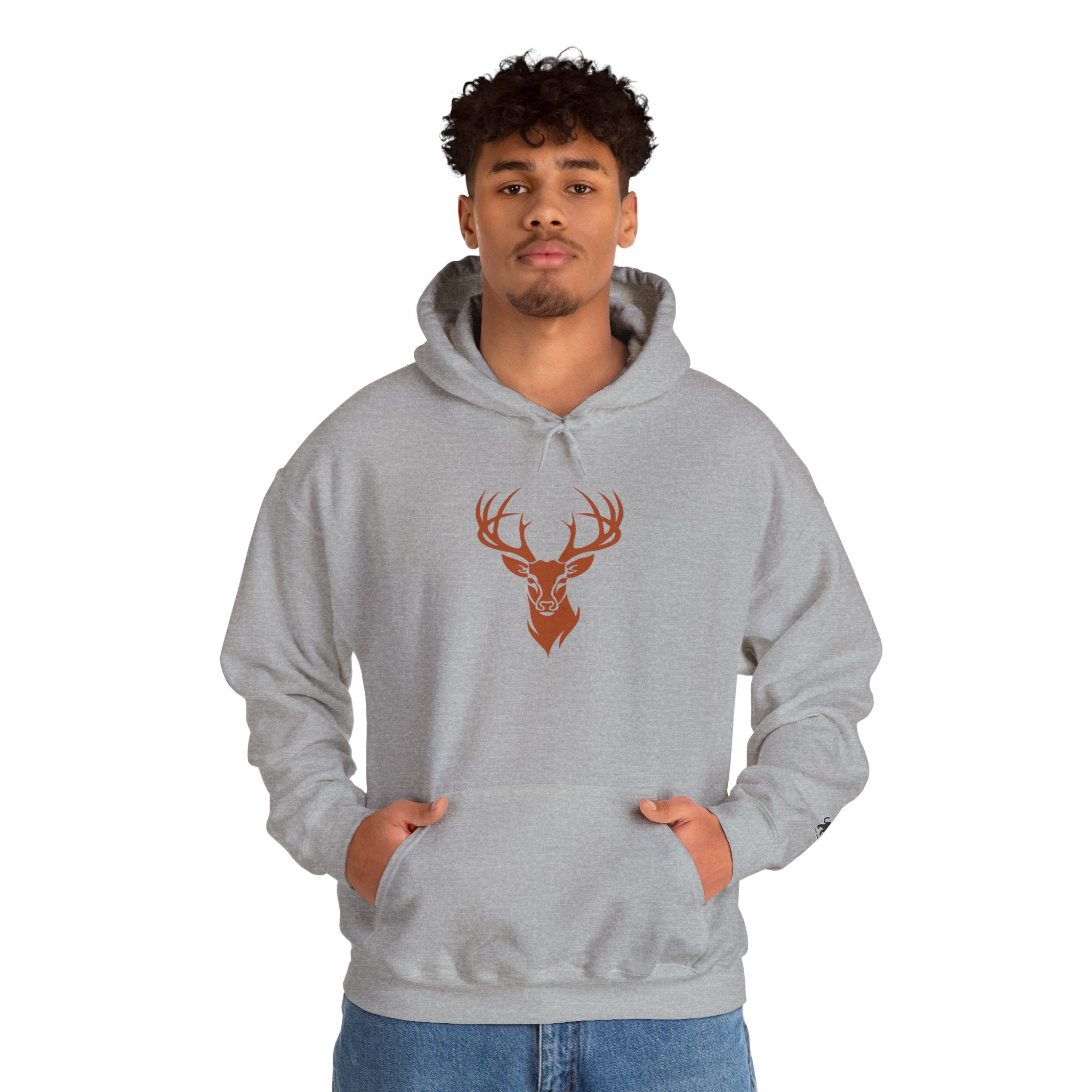 deer head Hooded Sweatshirt, Unisex Casual Hoodie
