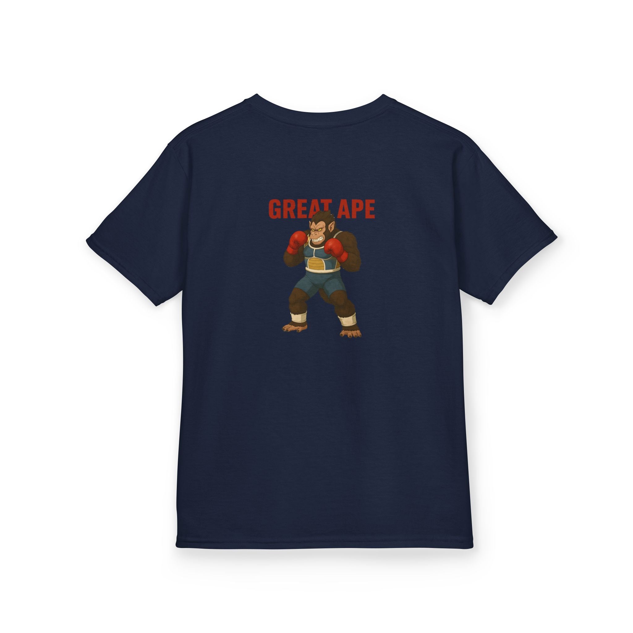 Kids Graphic Tee with Great Ape Design, Fun T-Shirt for Boys Girls, Cartoon Shirt, Birthday Gift, Playtime Apparel