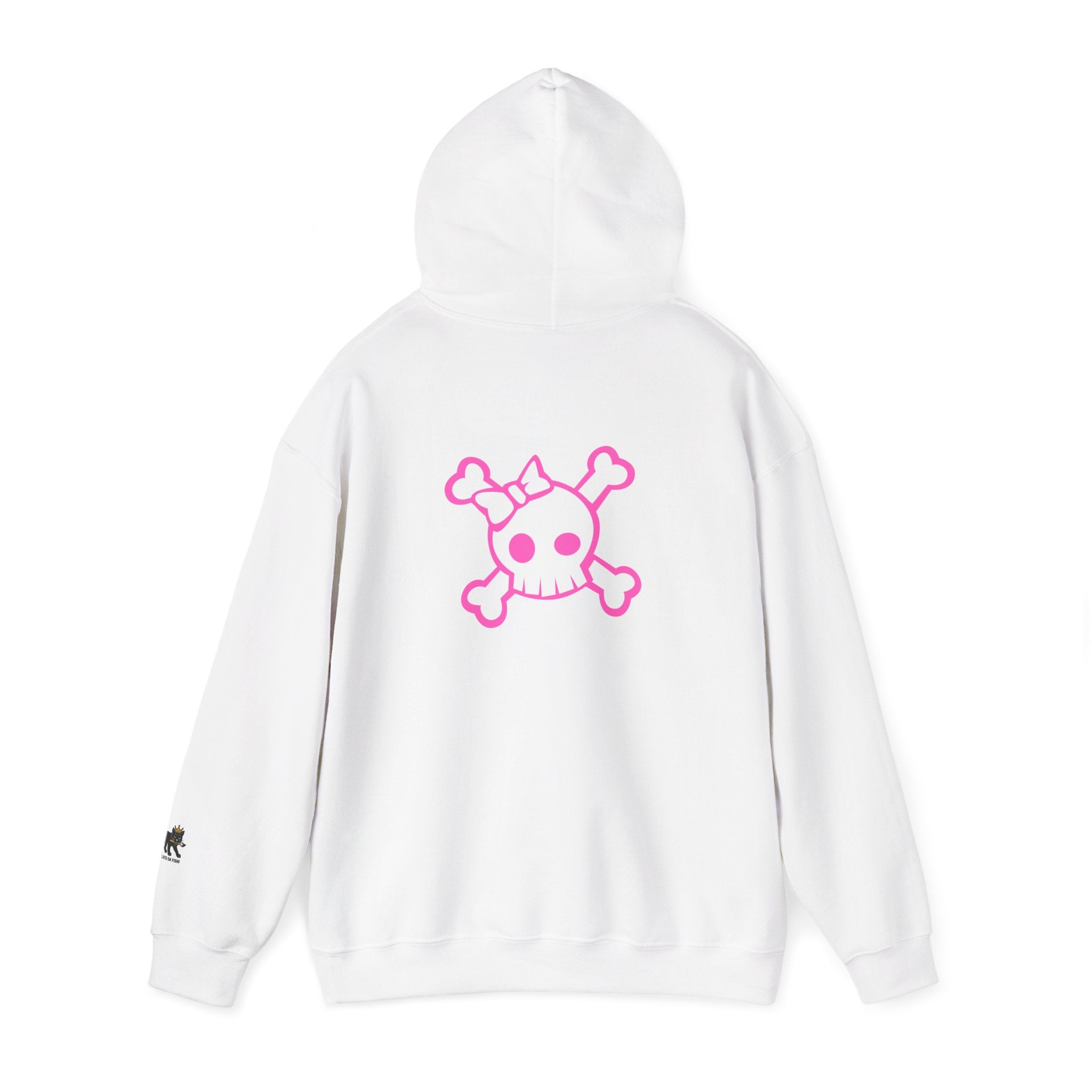 skull pink  Hooded Sweatshirt,