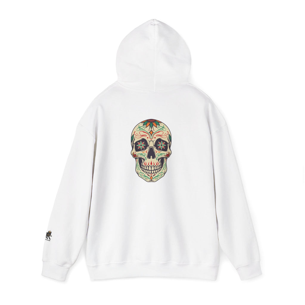 skull Hooded Sweatshirt, Unisex Casual Hoodie, Perfect Gift for Friends, Inspiring Apparel, Comfortable Daily Wear
