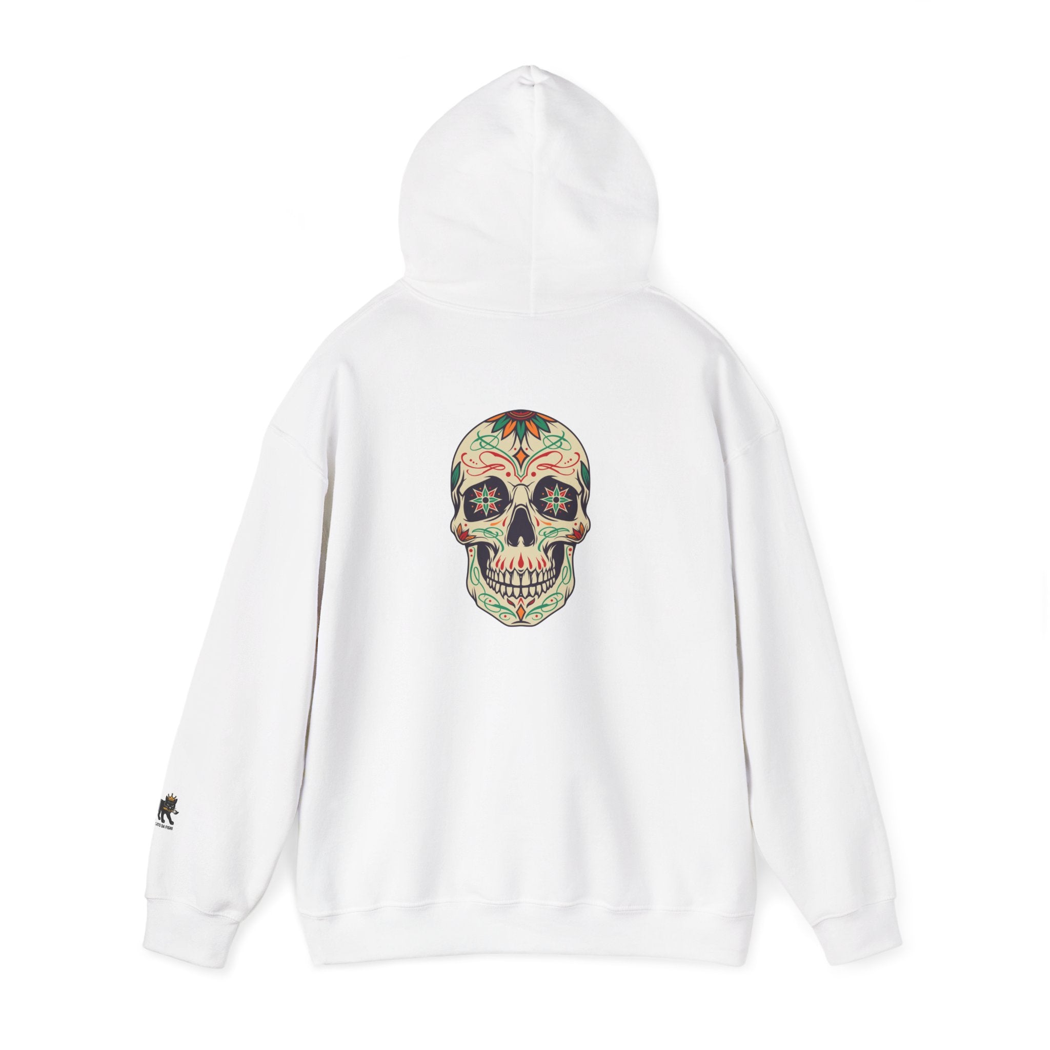 skull Hooded Sweatshirt, Unisex Casual Hoodie, Perfect Gift for Friends, Inspiring Apparel, Comfortable Daily Wear