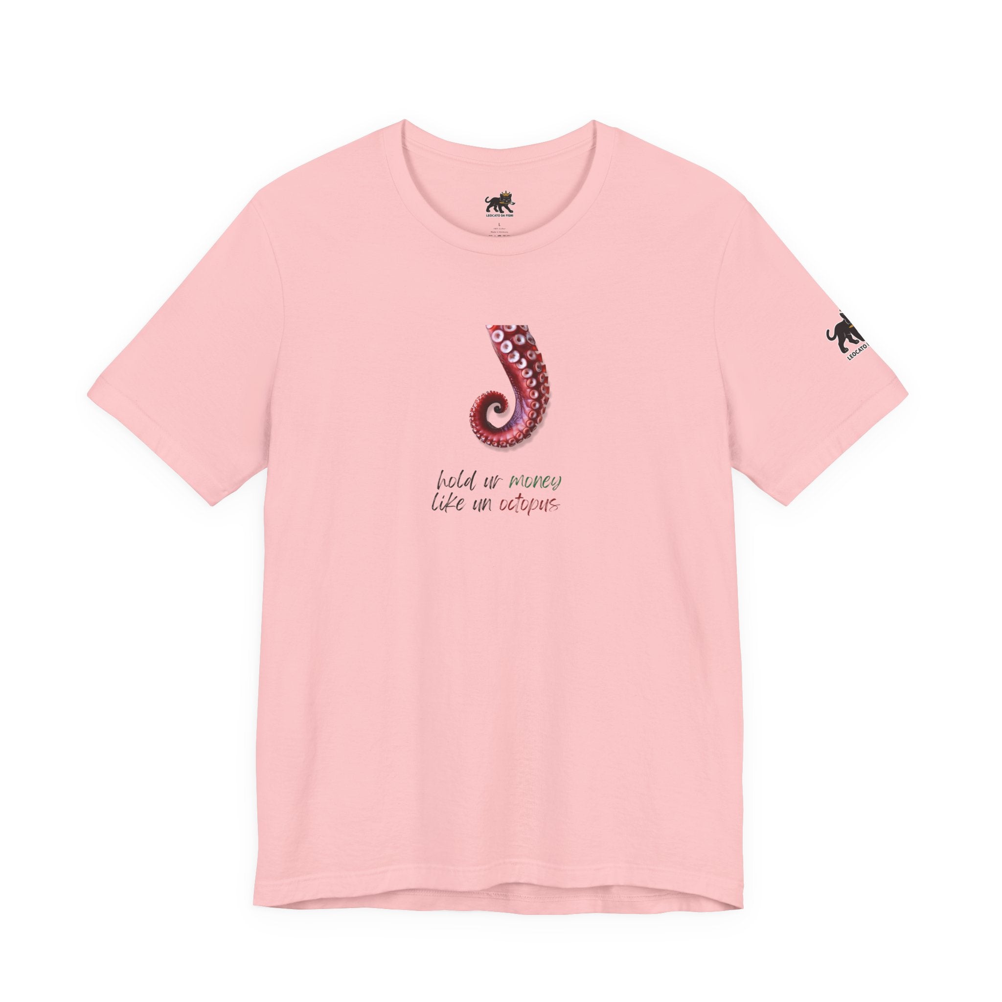 hold ur money like an octopus  Graphic Tee, Casual Summer Shirt, Marine Life T-Shirt, Gift for Sea Lovers,  high quality