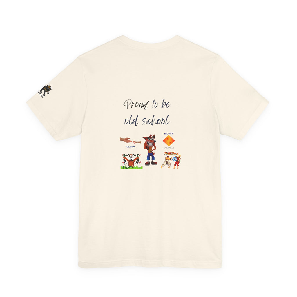 proud to be old school   Graphic Tee, Casual Summer Shirt, Marine Life T-Shirt, Gift for Sea Lovers,  high quality