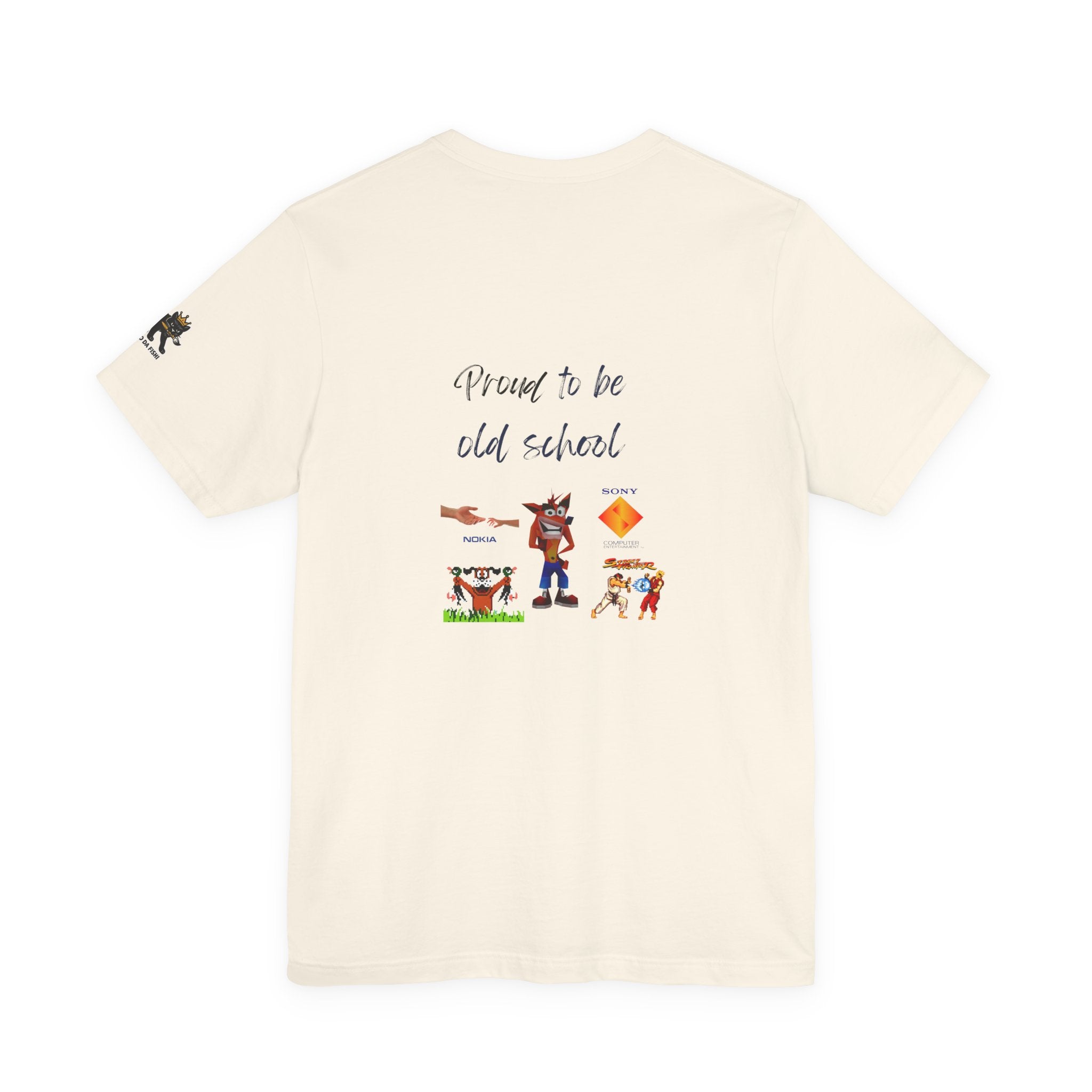 proud to be old school   Graphic Tee, Casual Summer Shirt, Marine Life T-Shirt, Gift for Sea Lovers,  high quality