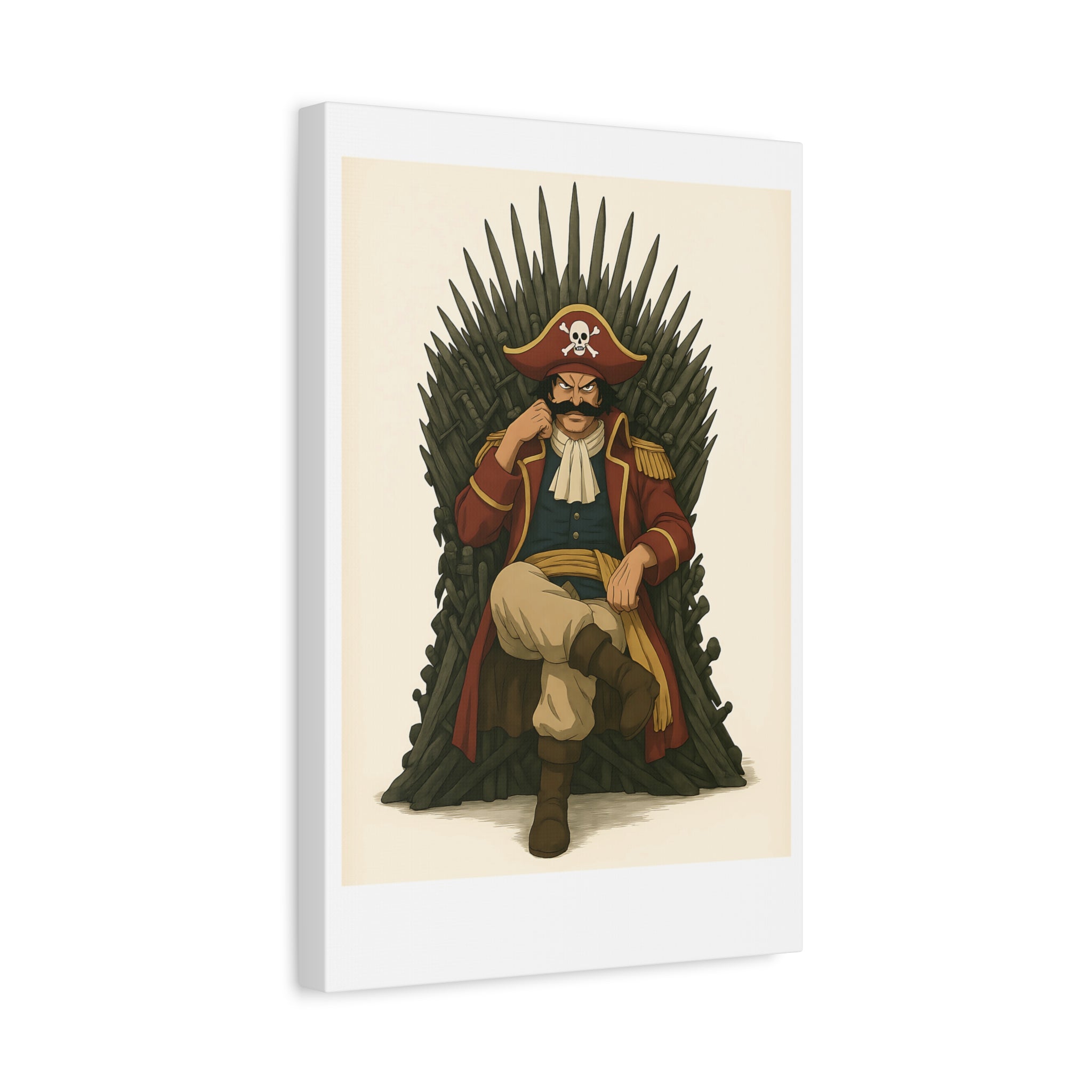 king of the thrones Wall Art, Matte Canvas Print, Home Decor, Sports Gift, Athletic Wall Decor, Gym Decoration