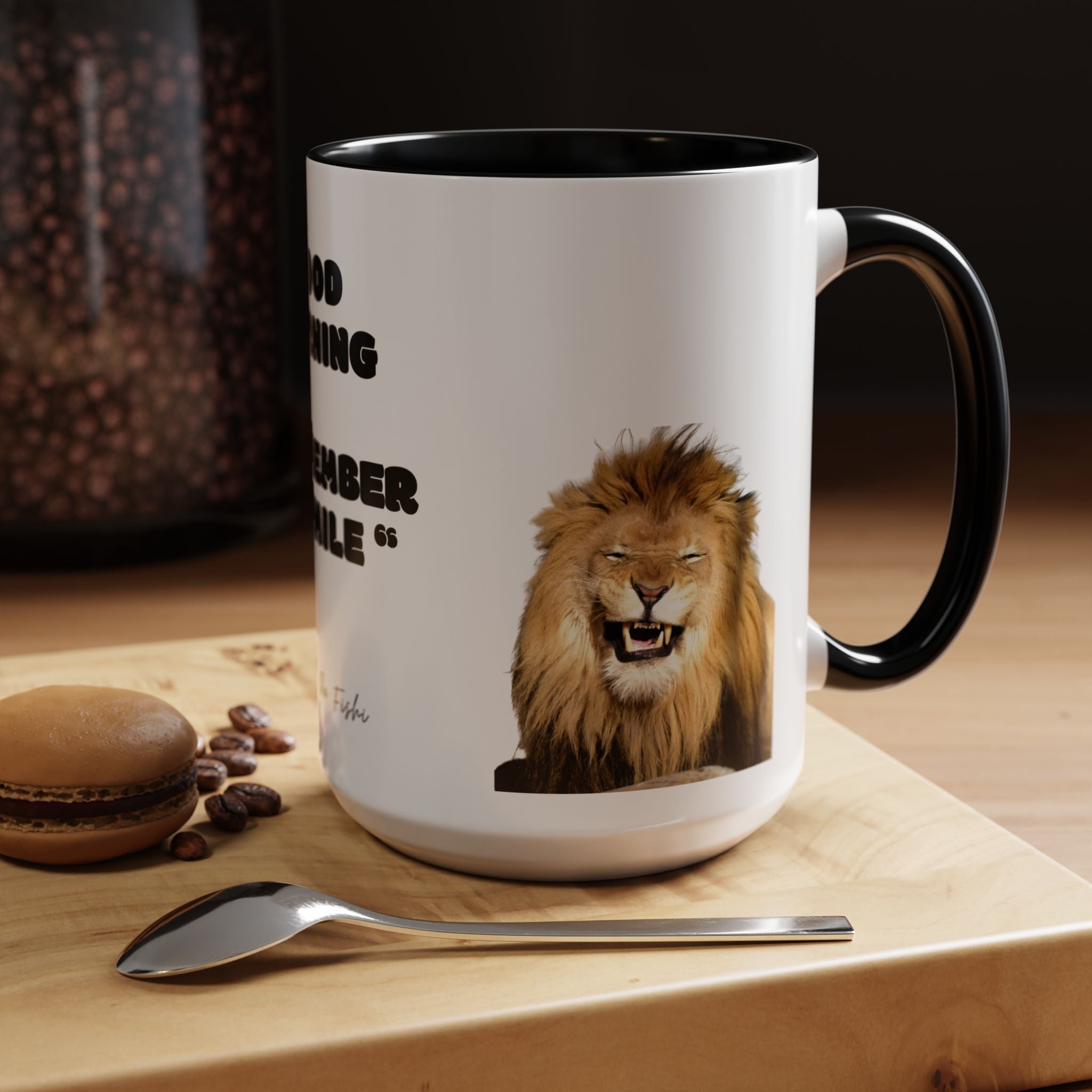 lion smile  Coffee Mug (11, 15oz)