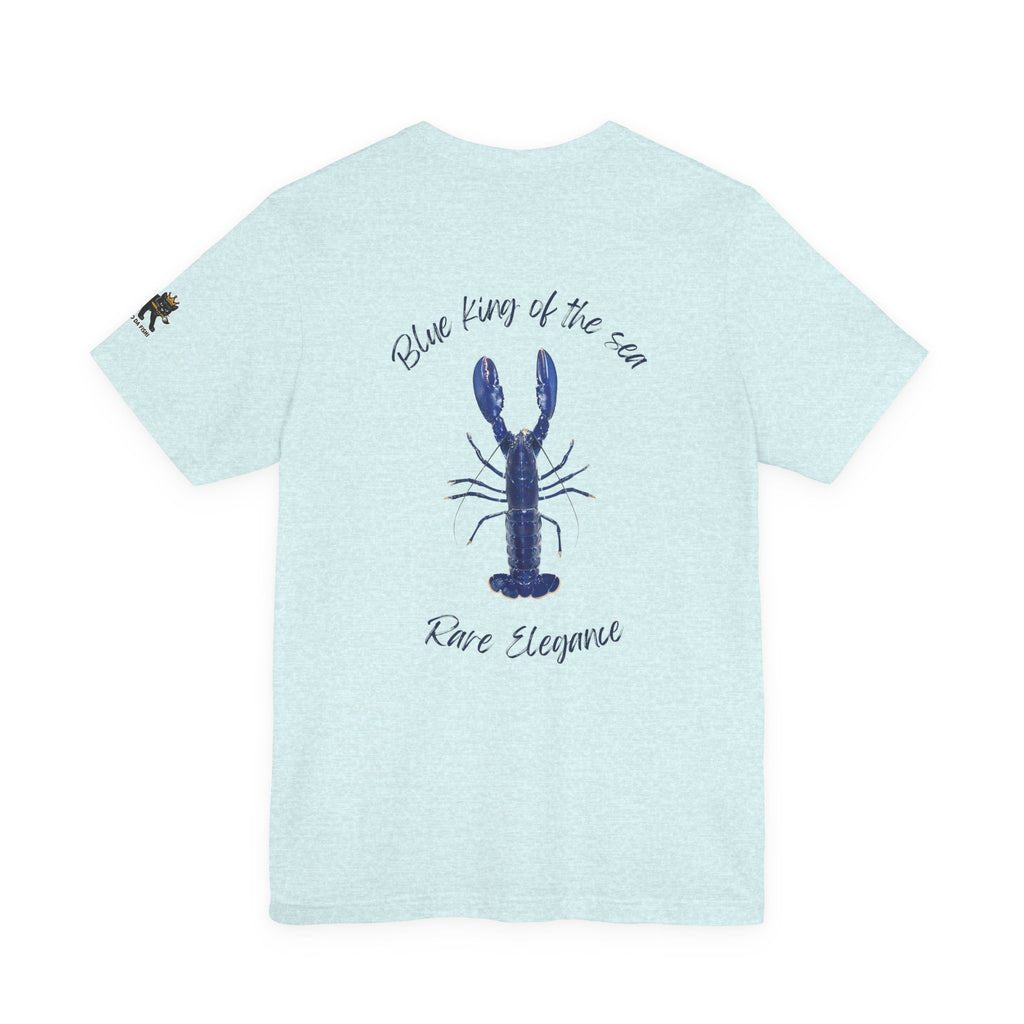 blue king of sea Lobster Graphic Tee, Casual Summer Shirt, Marine Life T-Shirt, Gift for Sea Lovers,  high quality