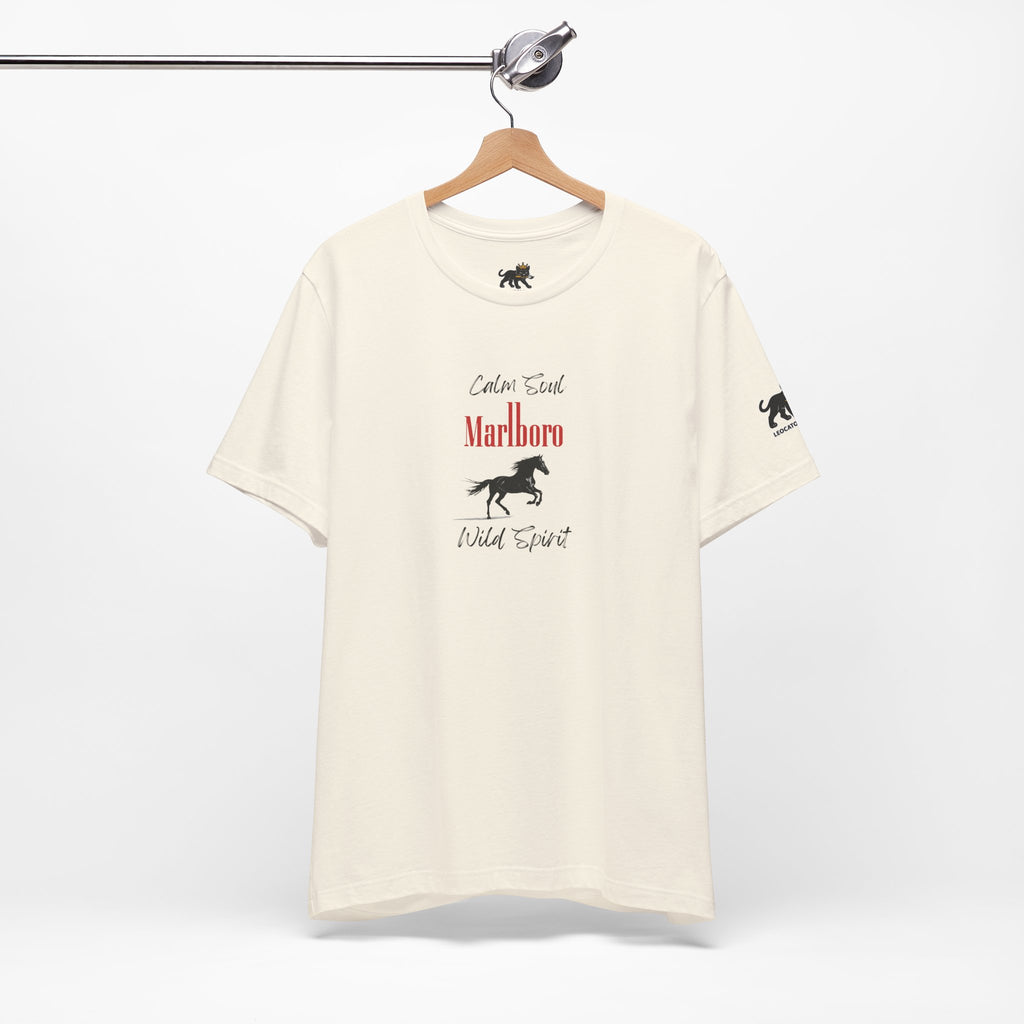 calm soul wild spirit Graphic Tee, Casual Summer Shirt, Marine Life T-Shirt, Gift for Sea Lovers,  high quality