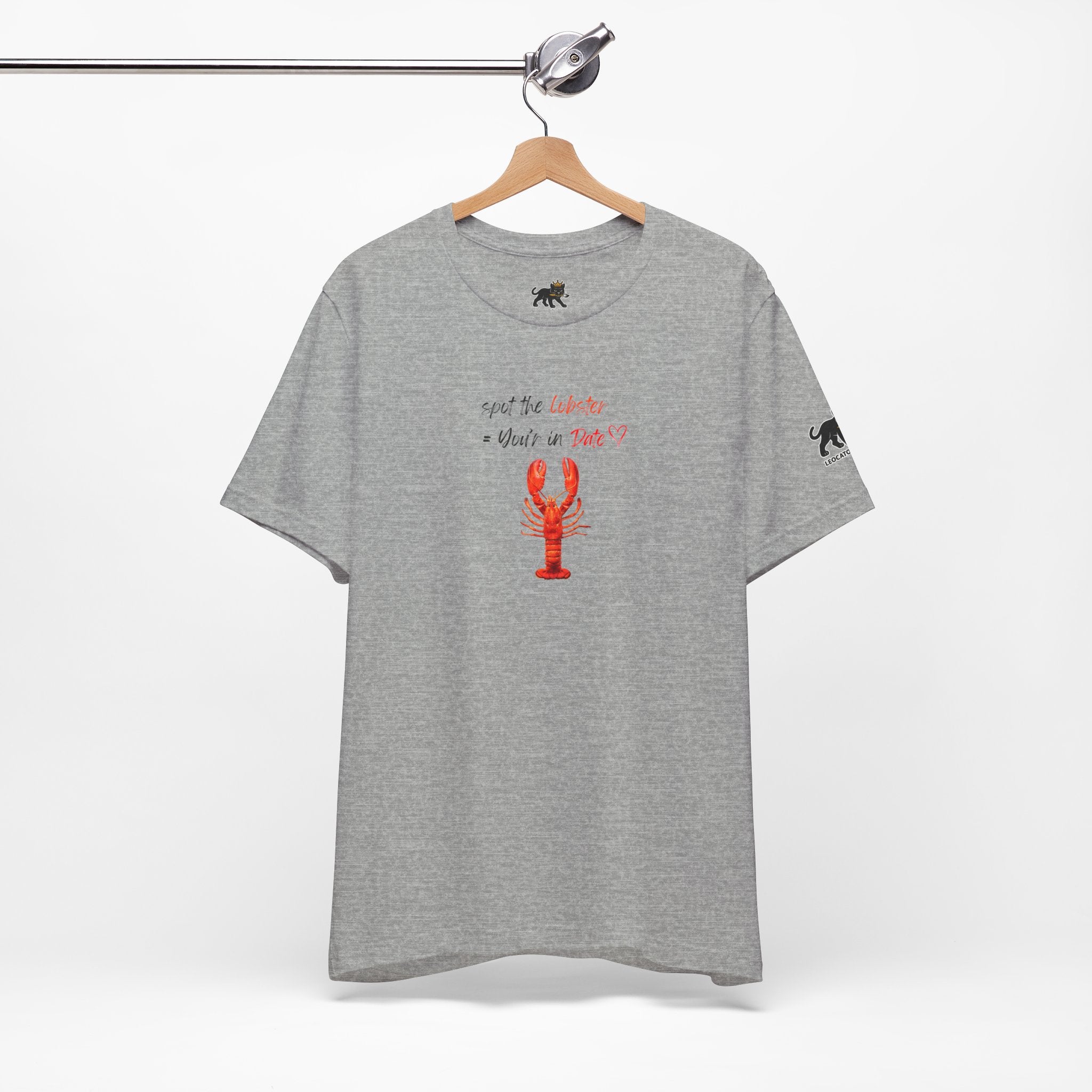 spot the  lobster your in date Graphic Tee, Casual Summer Shirt, Marine Life T-Shirt, Gift for Sea Lovers,  high quality