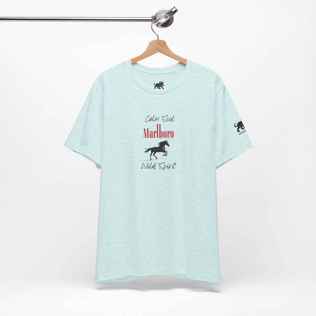 calm soul wild spirit Graphic Tee, Casual Summer Shirt, Marine Life T-Shirt, Gift for Sea Lovers,  high quality
