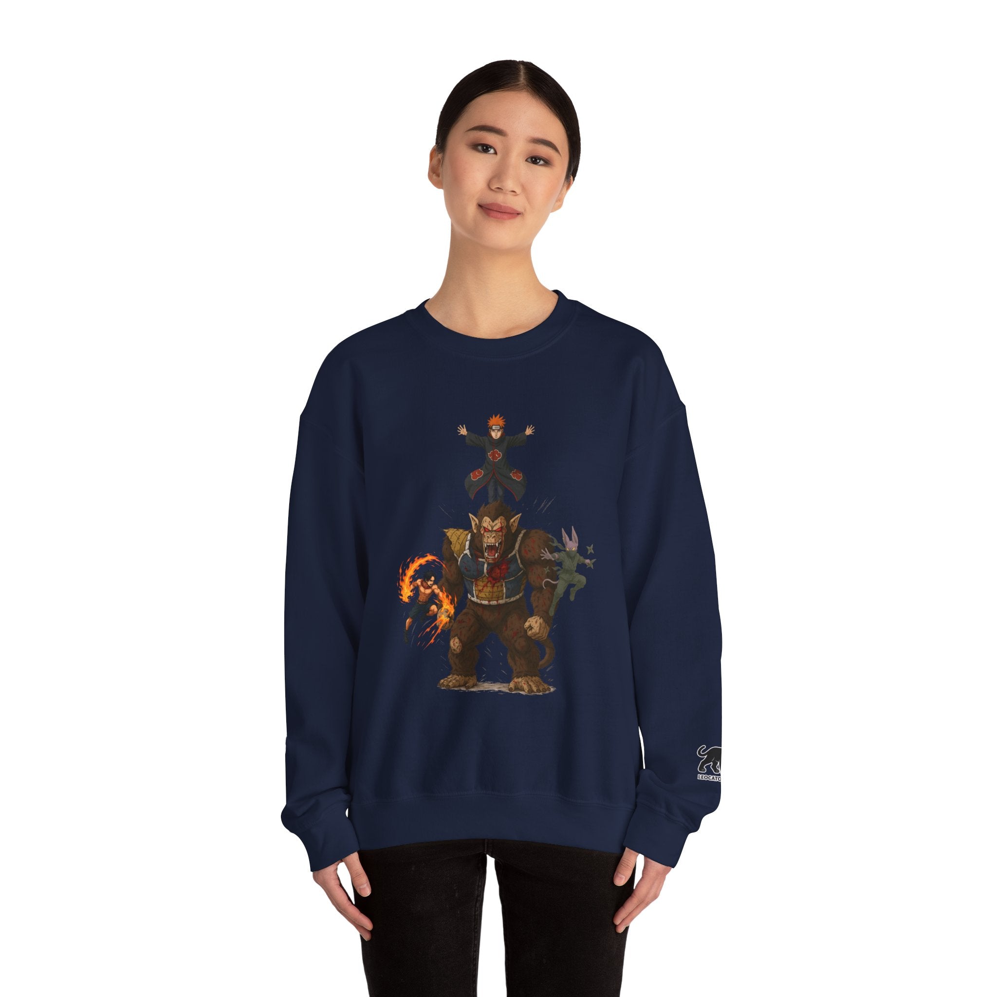 fight pain , nothing ends without pain Unisex Heavy Blend™ Crewneck Sweatshirt , high quality