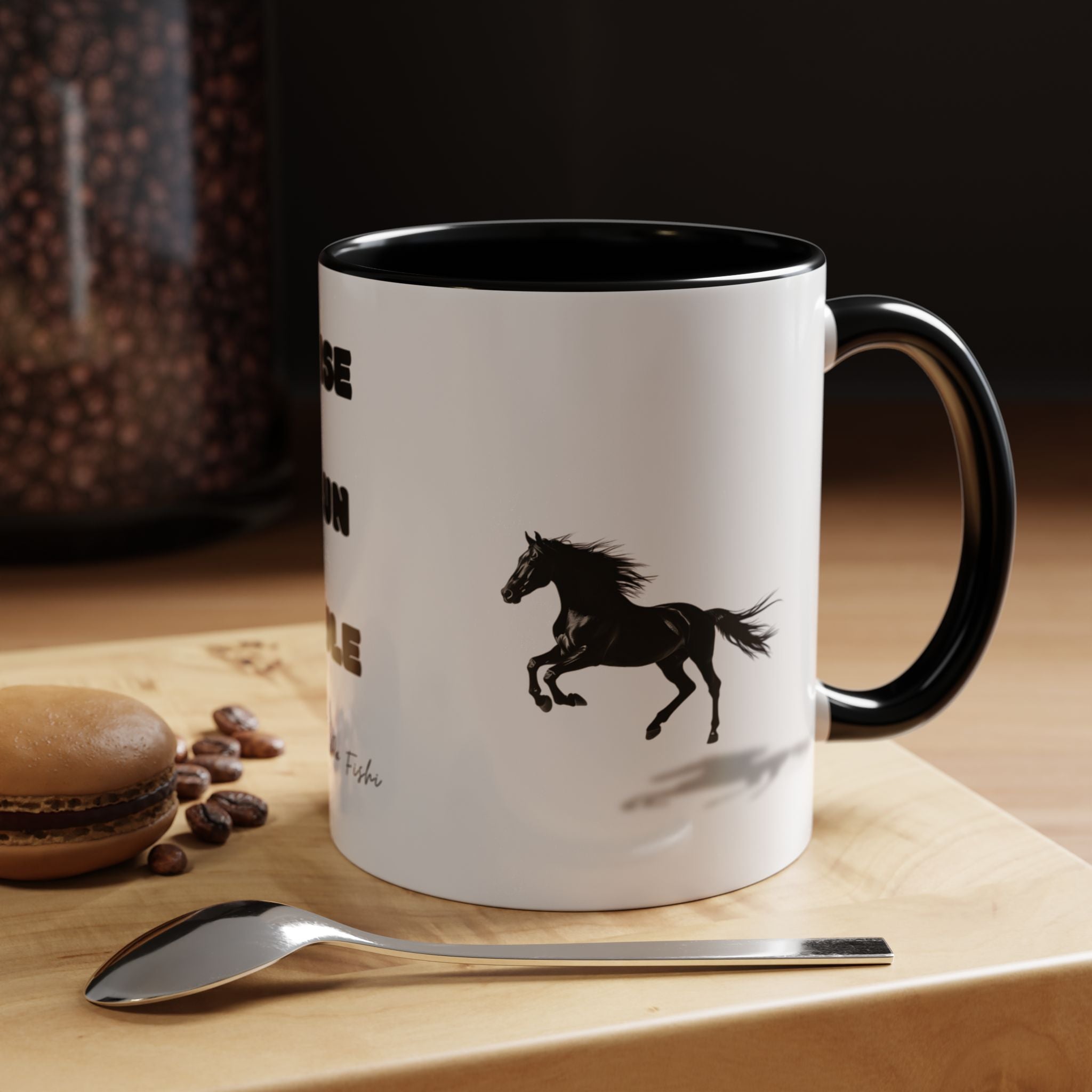 horse rise run  Coffee Mug (11, 15oz)