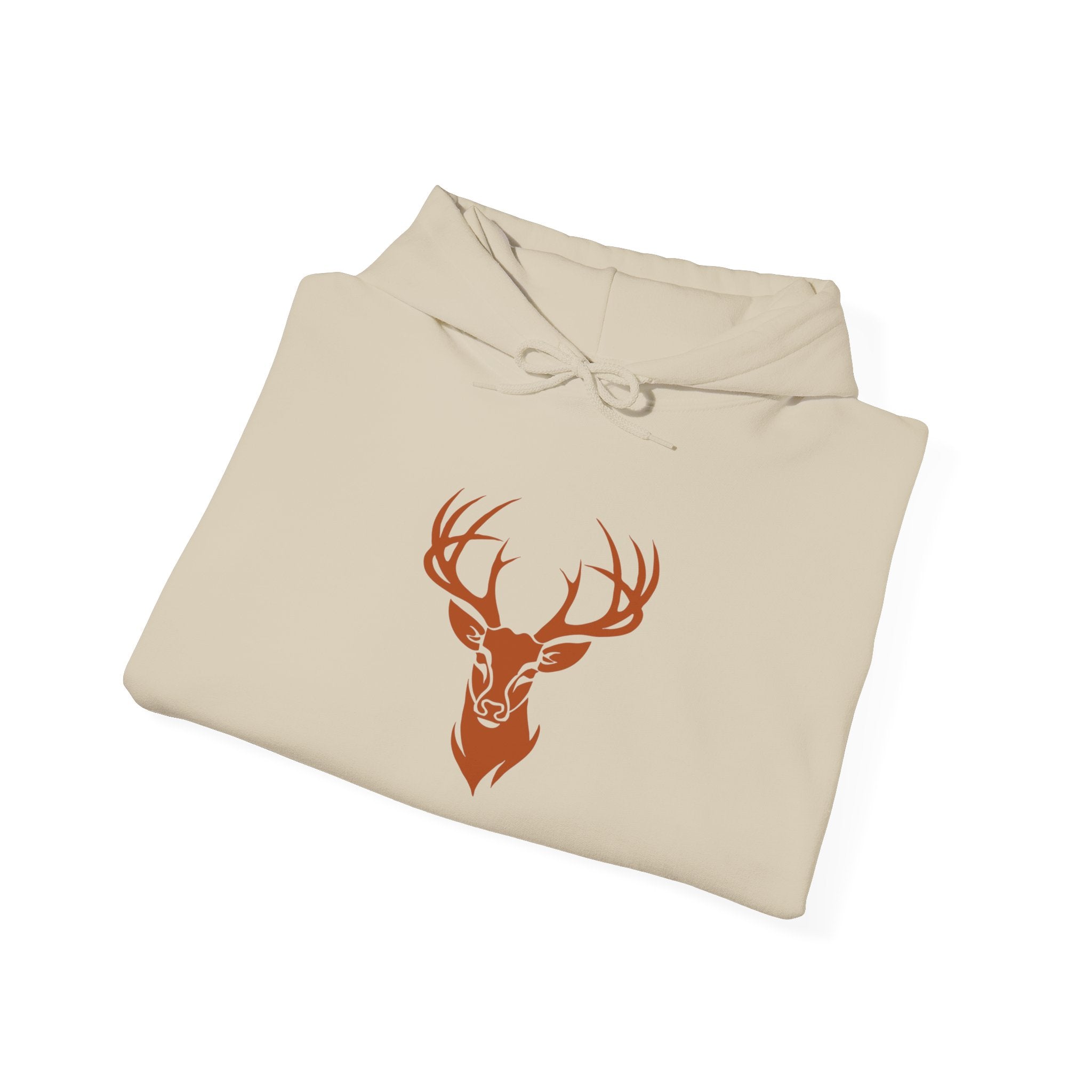 deer head Hooded Sweatshirt, Unisex Casual Hoodie