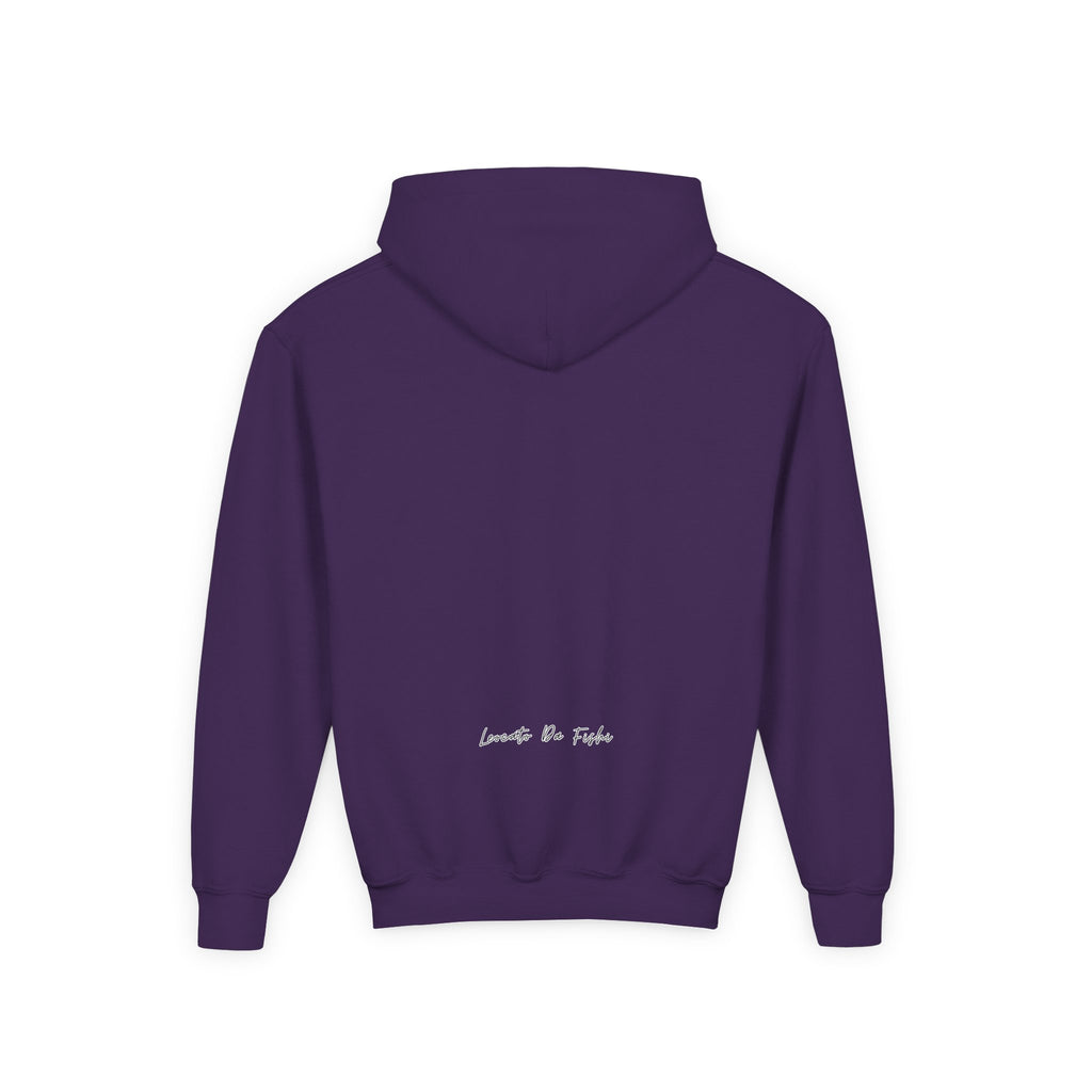 Youth Heavy Blend Hooded Sweatshirt with 'Leccato da Fish' Design - Cozy Gift for Teens, Memory Keepsake, Casual Wear, Birthday .