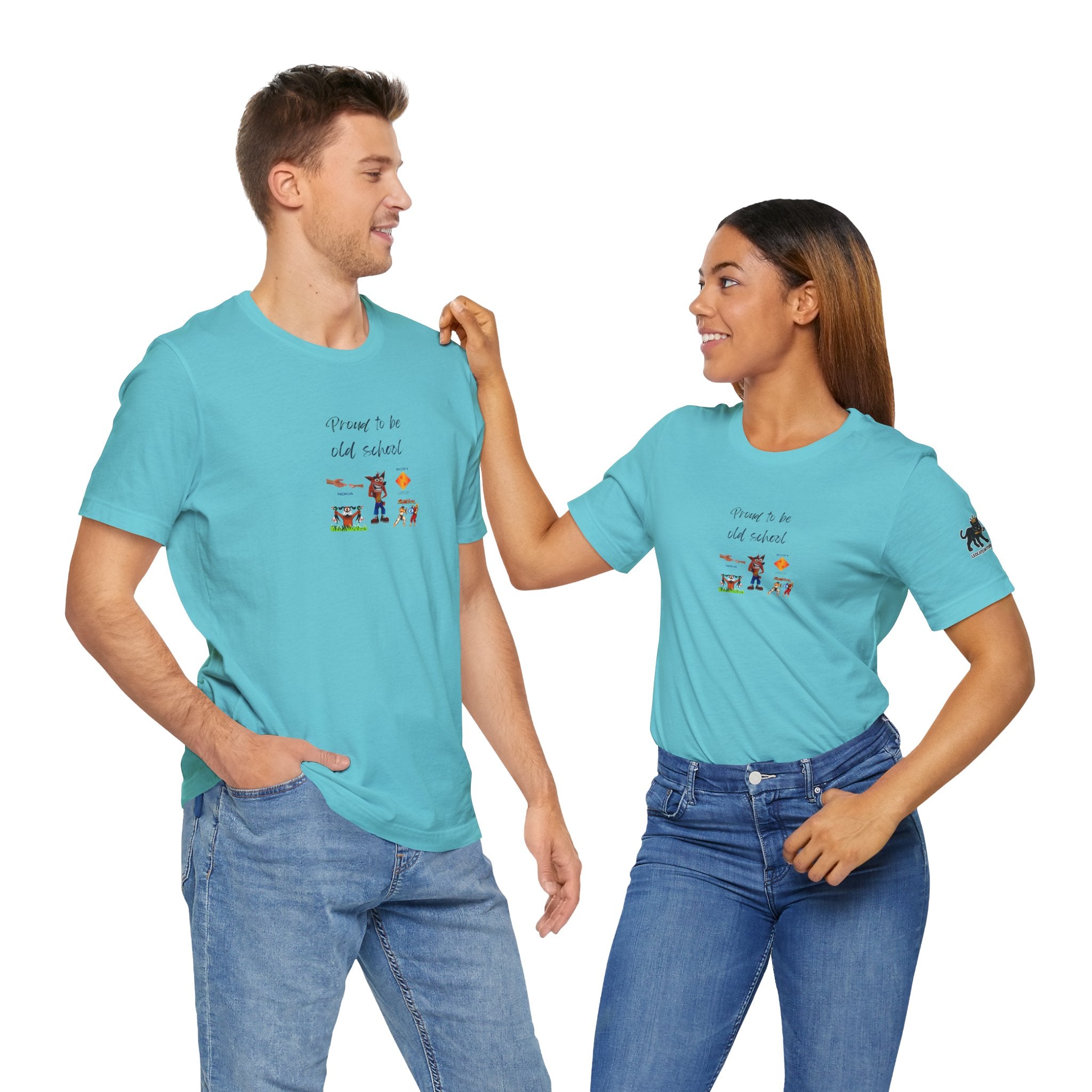 proud to be old school   Graphic Tee, Casual Summer Shirt, Marine Life T-Shirt, Gift for Sea Lovers,  high quality